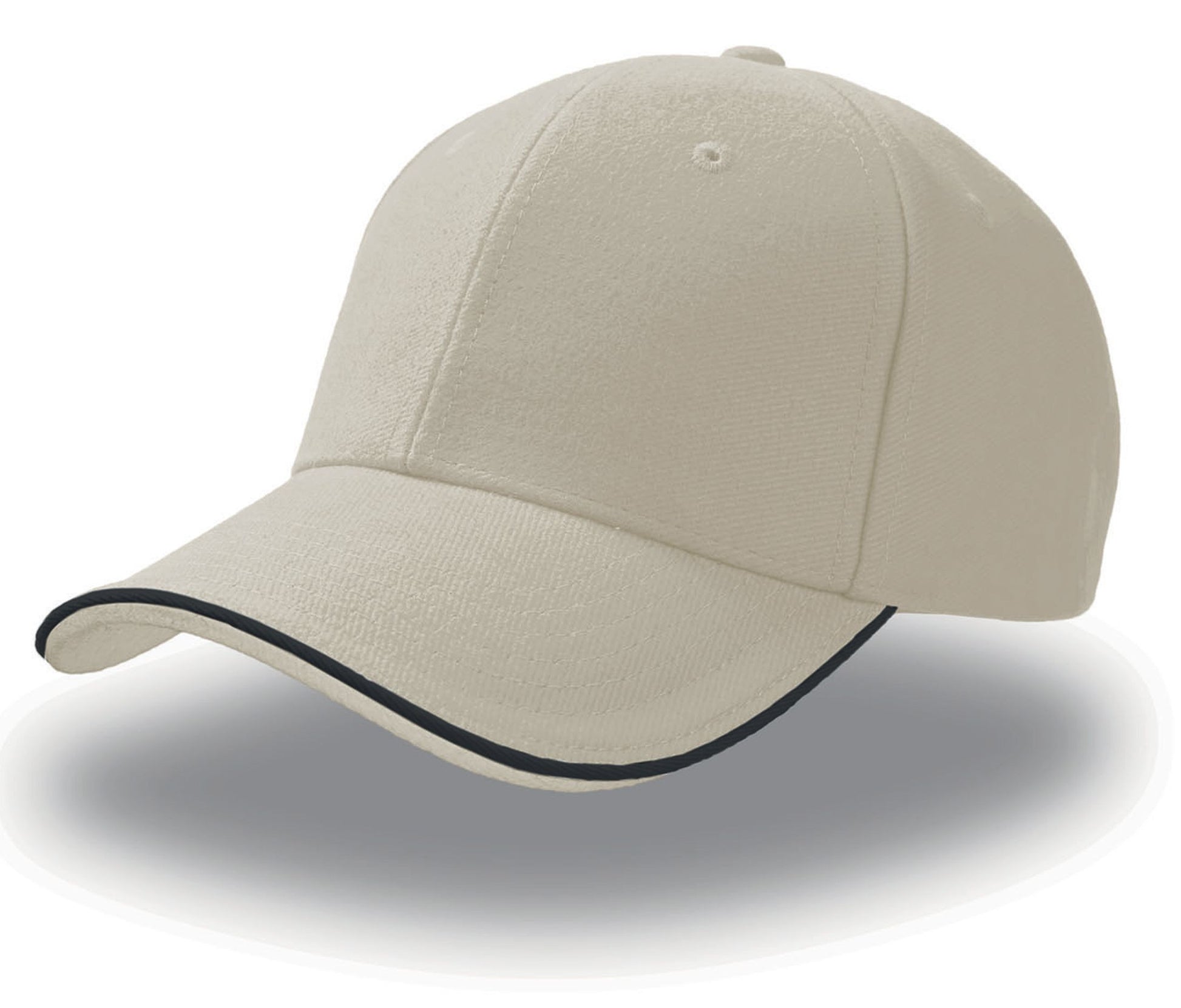 Casquette 6 Pans Contrastée - Natural / Navy