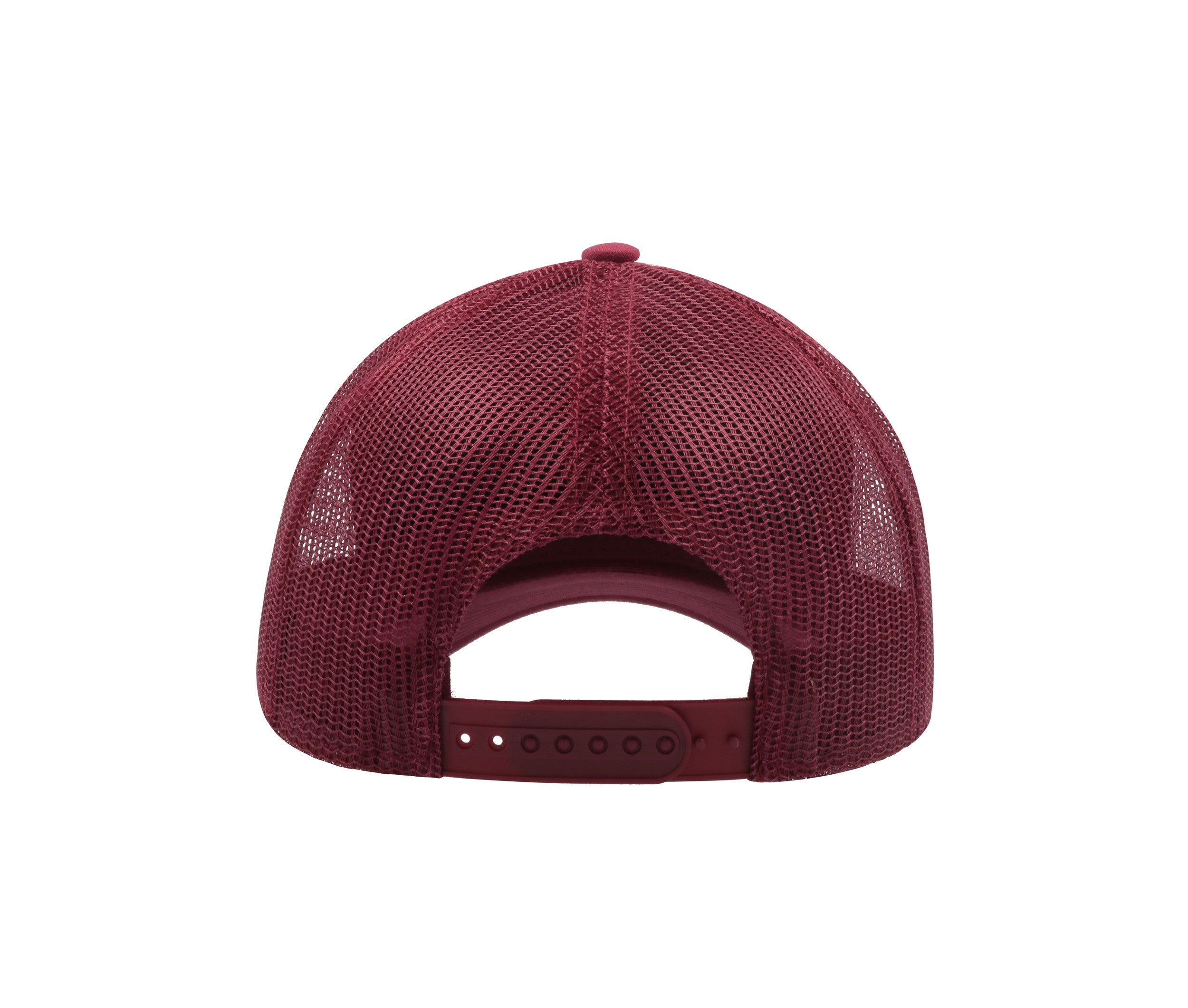 Casquette 5 Pans Style Trucker en Jersey - Burgundy