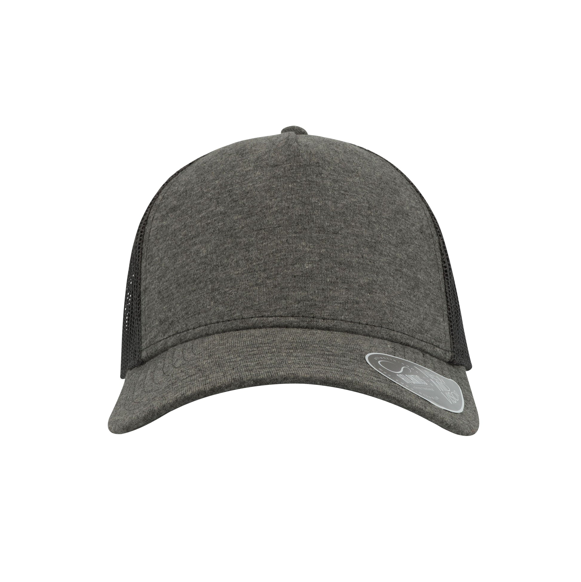 Casquette 5 Pans Style Trucker en Jersey - Dark Grey