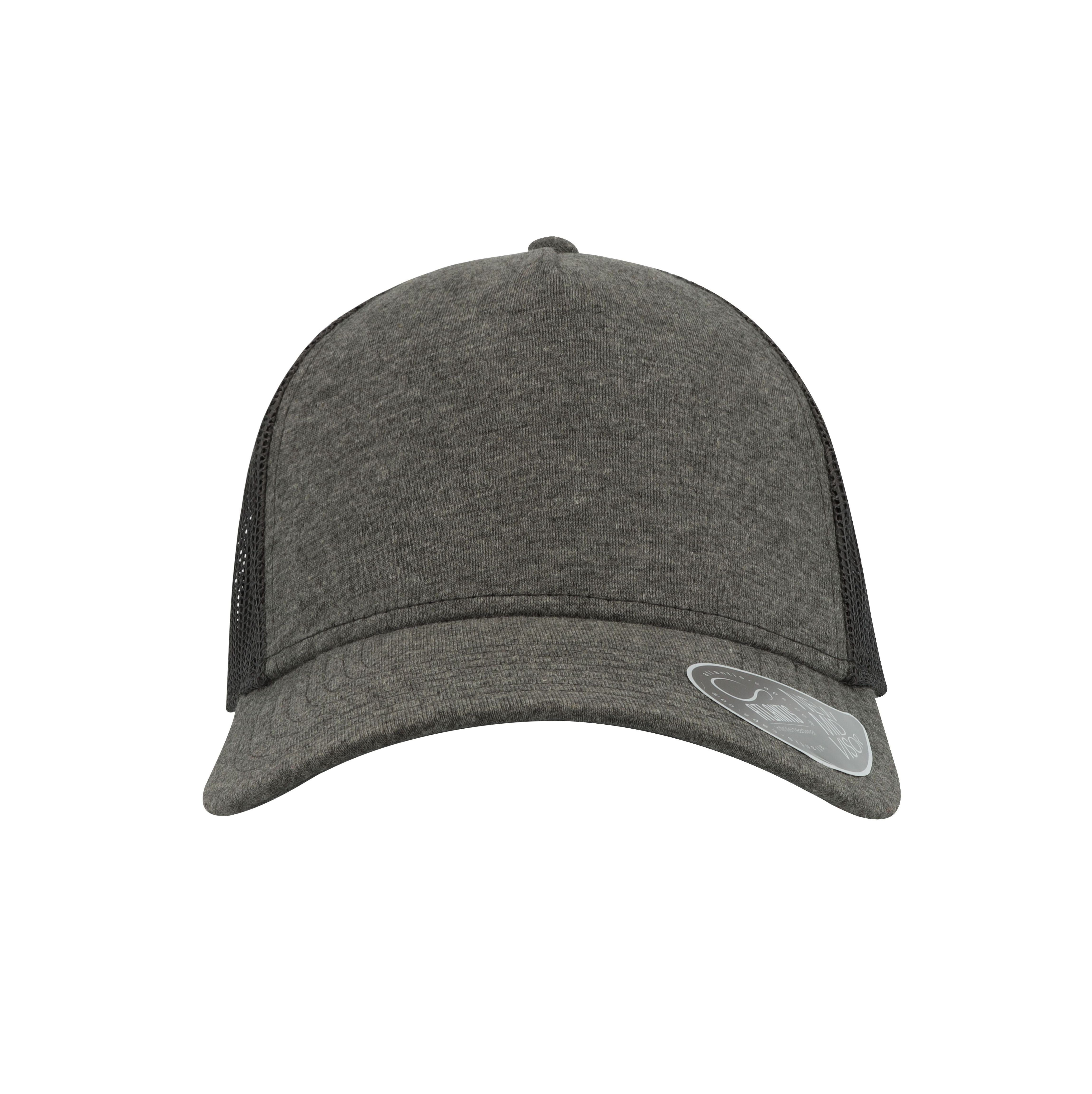 Casquette 5 Pans Style Trucker en Jersey - Dark Grey