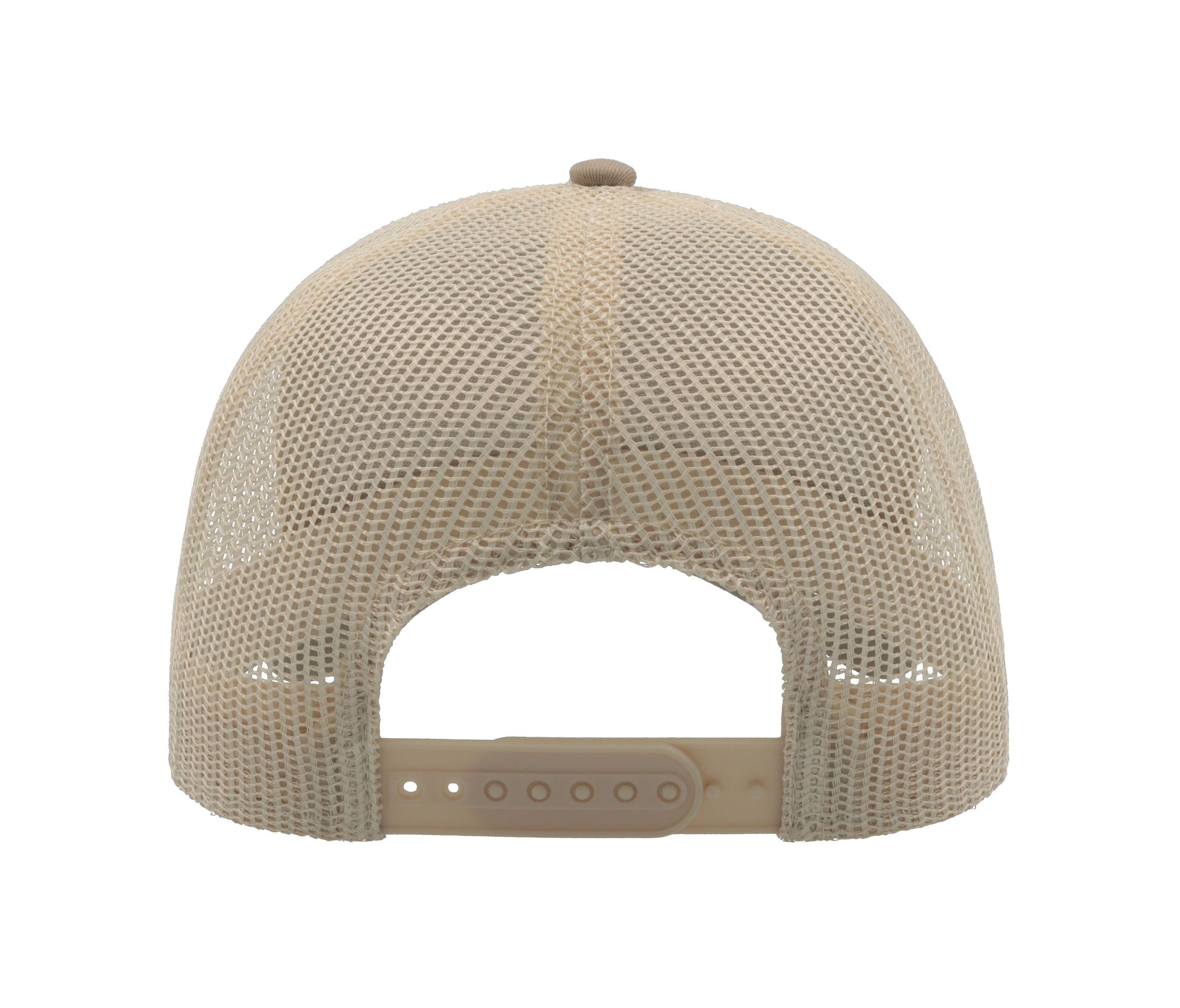 Casquette 5 Pans Style Trucker en Coton - Khaki/stone