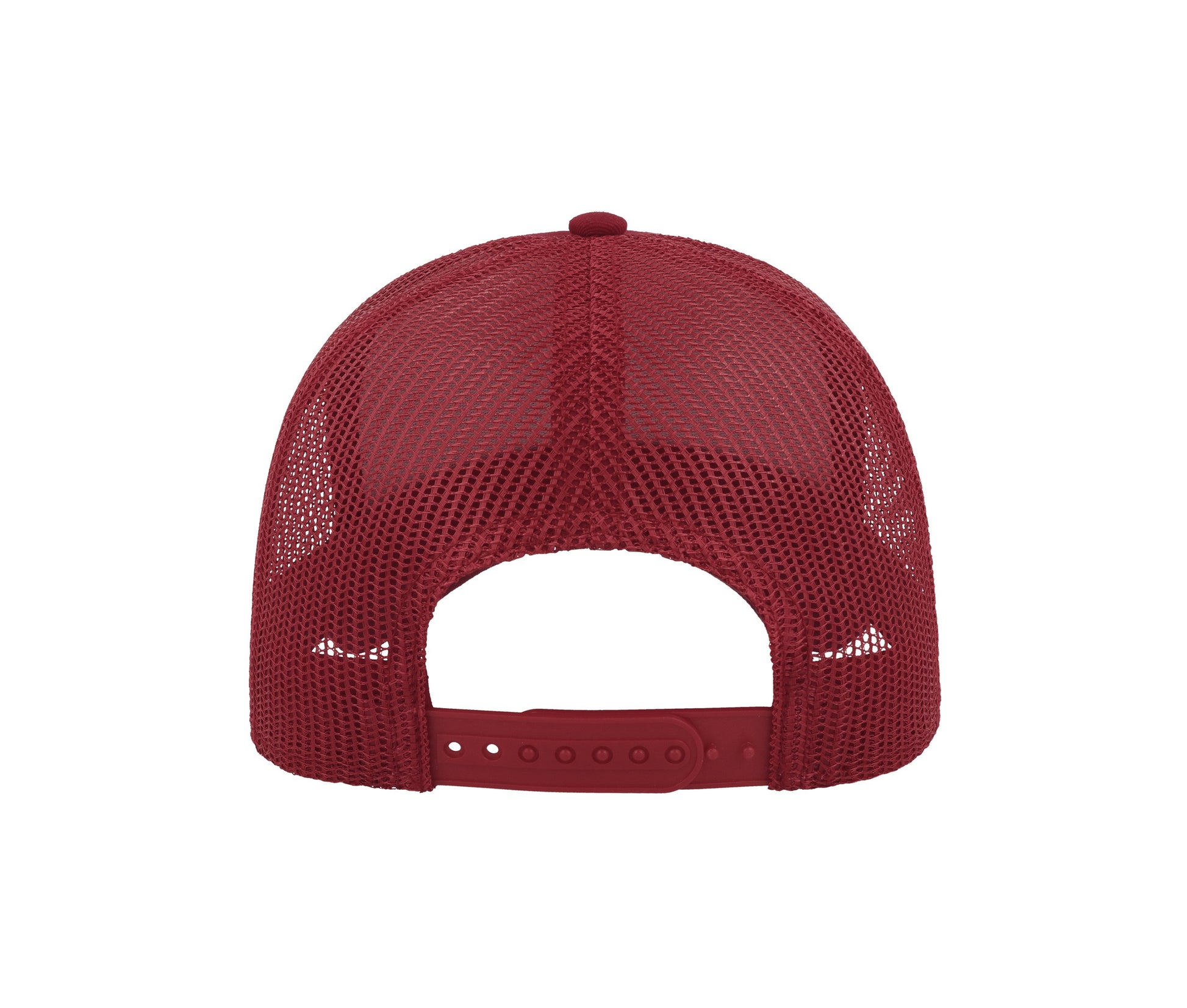 Casquette 5 Pans Style Trucker en Coton - Burgundy/burgundy