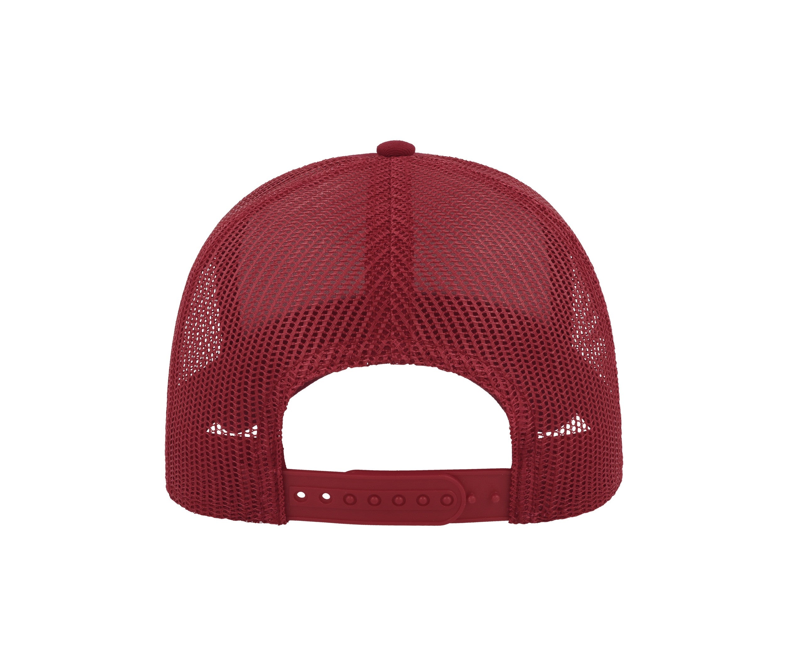Casquette 5 Pans Style Trucker en Coton - Burgundy/burgundy