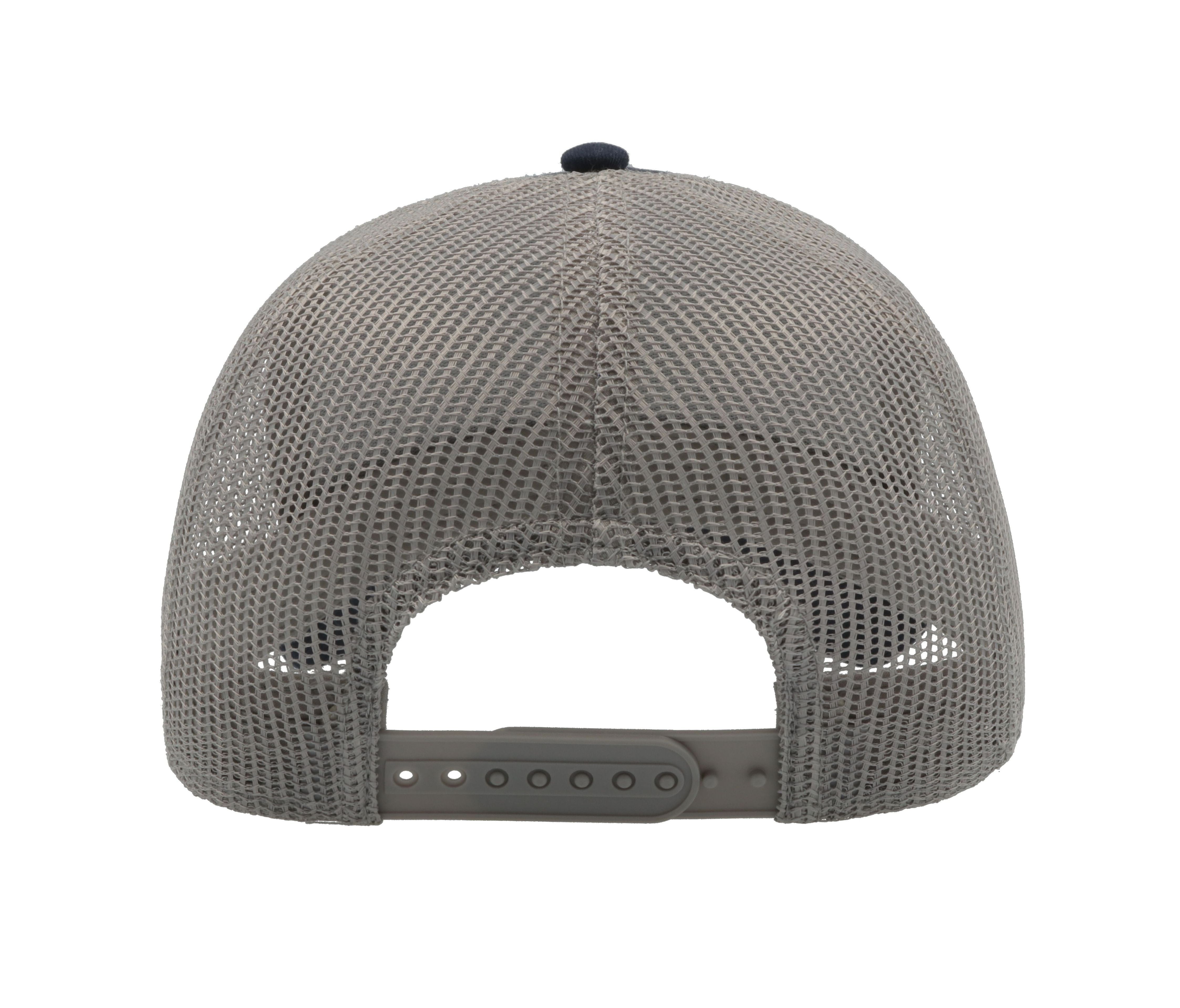 Casquette 5 Pans Style Trucker en Coton - Navy/grey