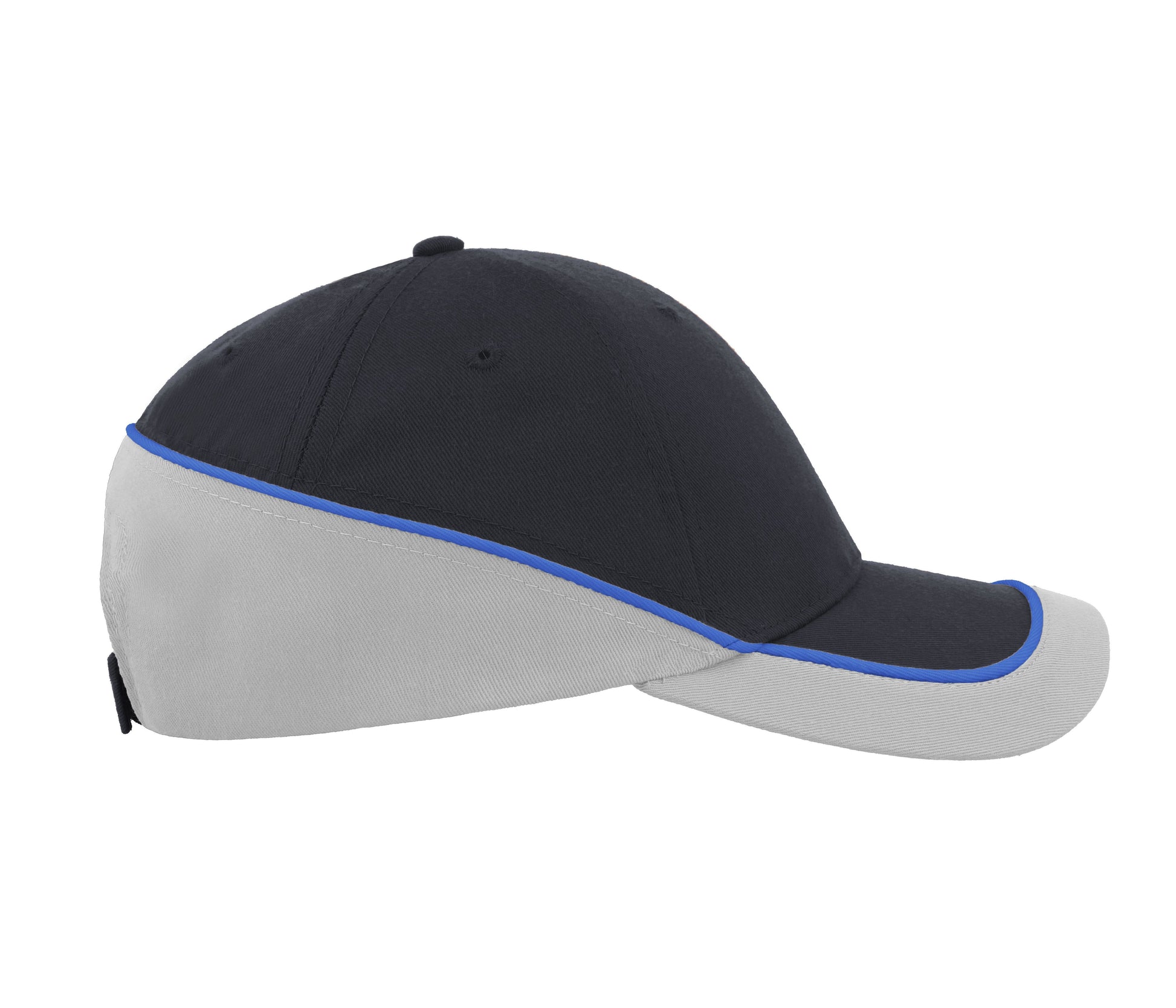 Casquette 6 Pans Contrastée - Navy/white