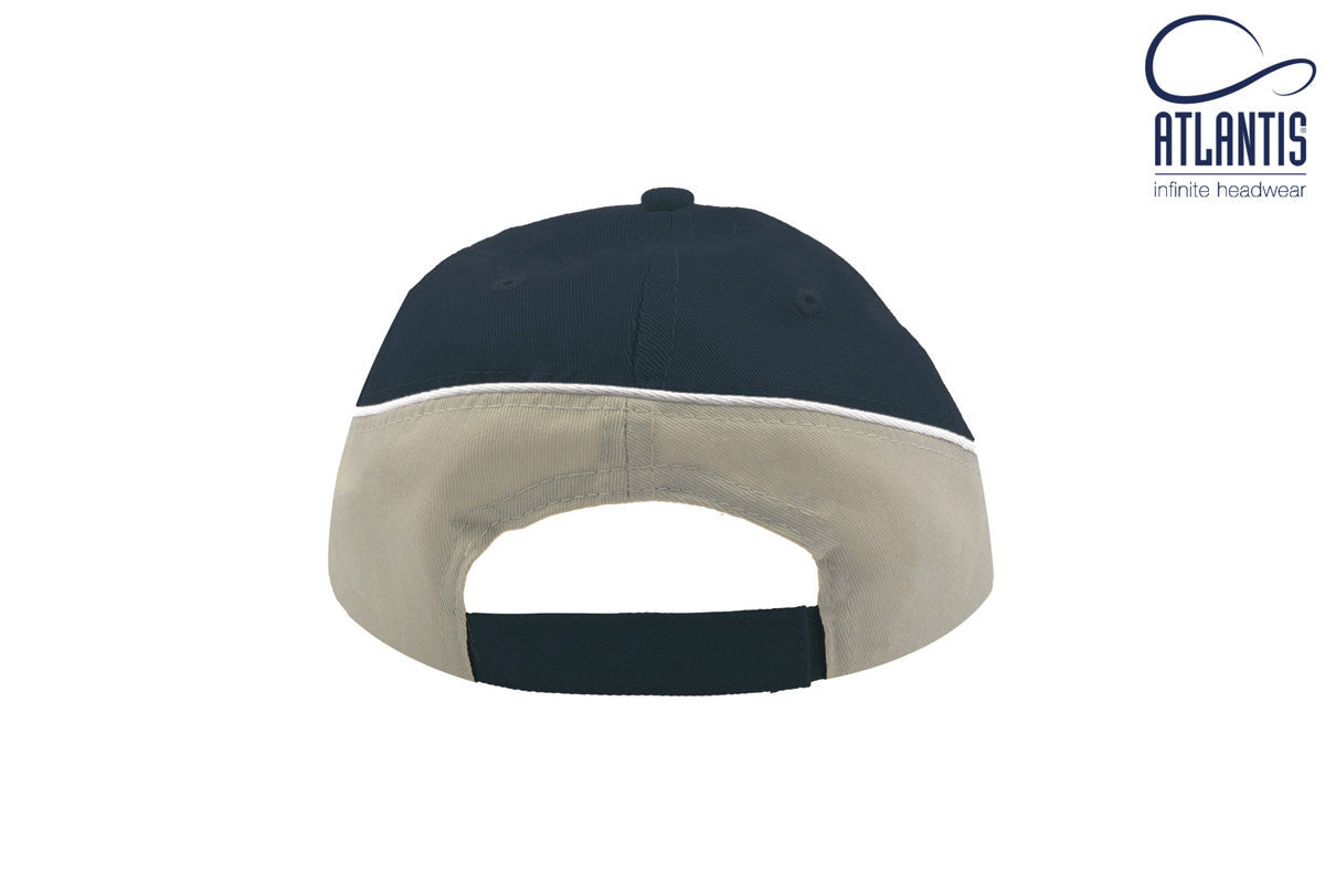 Casquette 6 Pans Contrastée - Navy/khaki