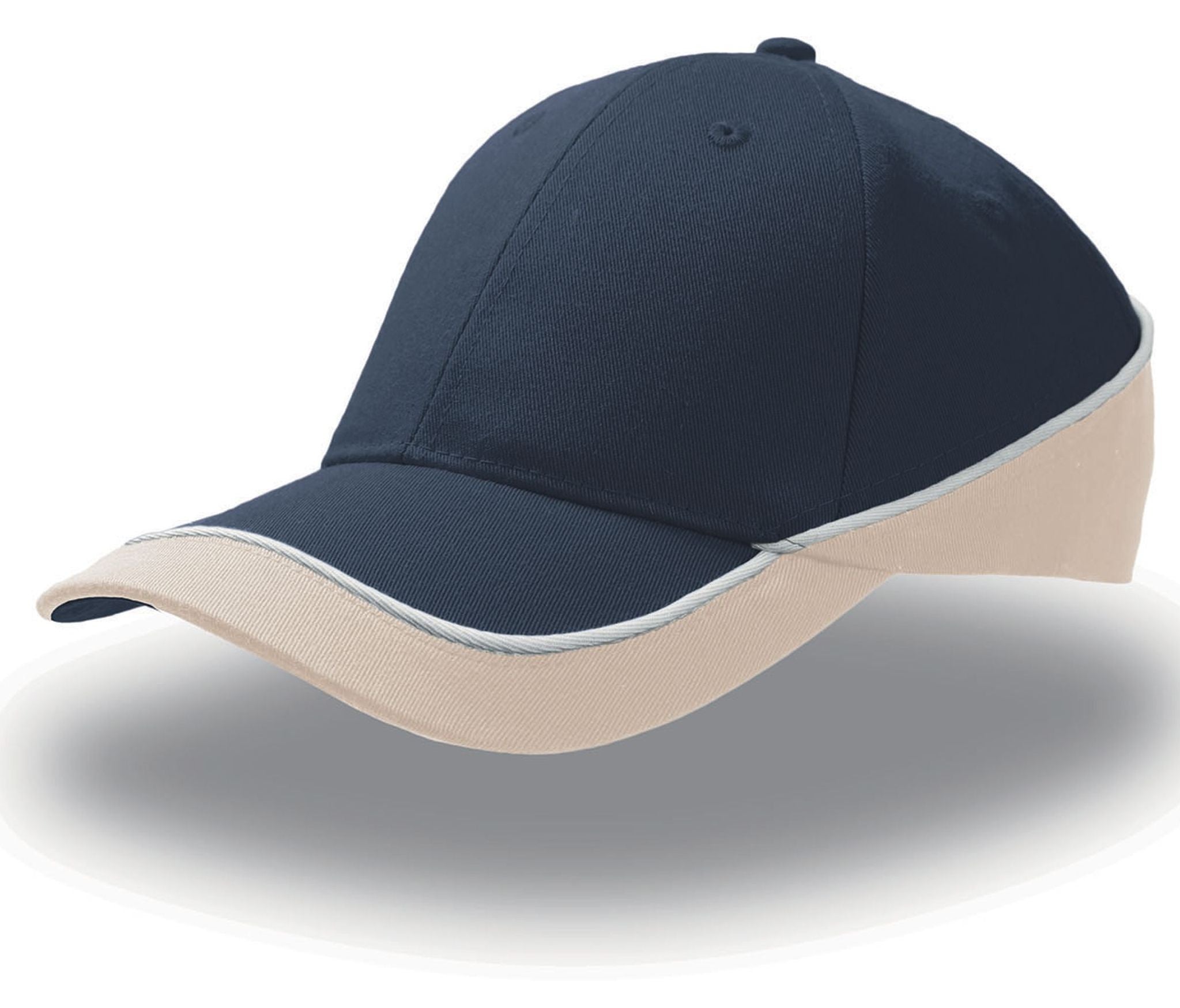 Casquette 6 Pans Contrastée - Navy/khaki