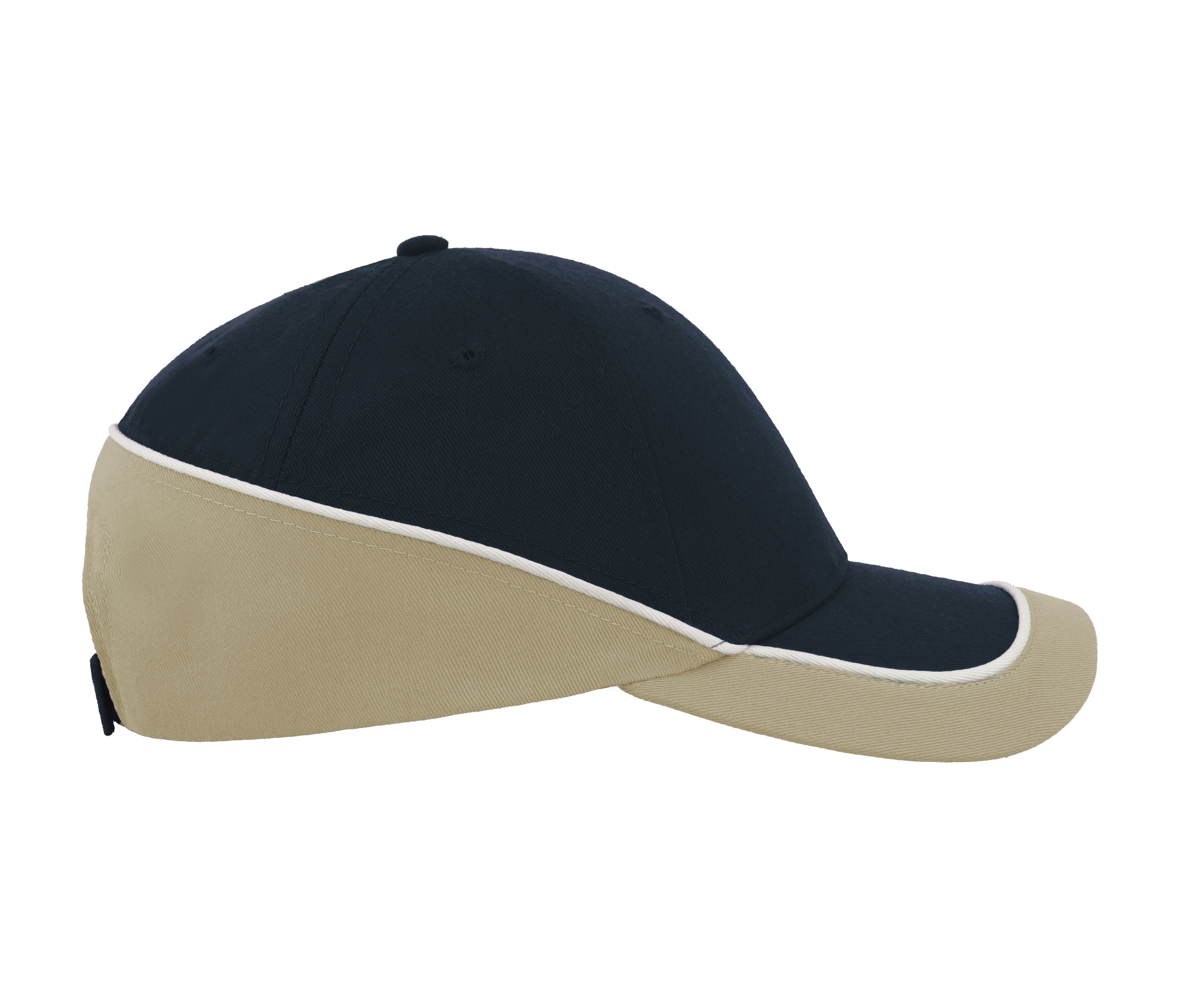 Casquette 6 Pans Contrastée - Navy/khaki