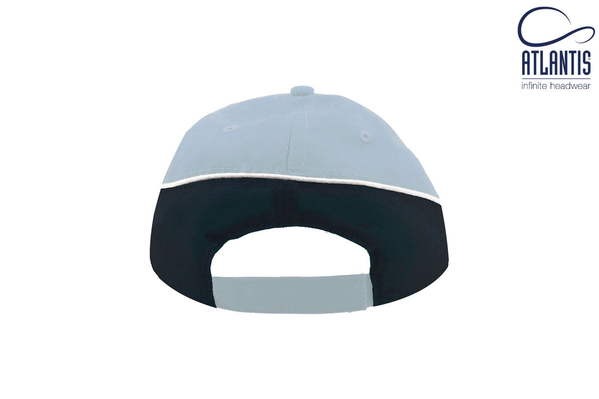 Casquette 6 Pans Contrastée - Light Blue/navy