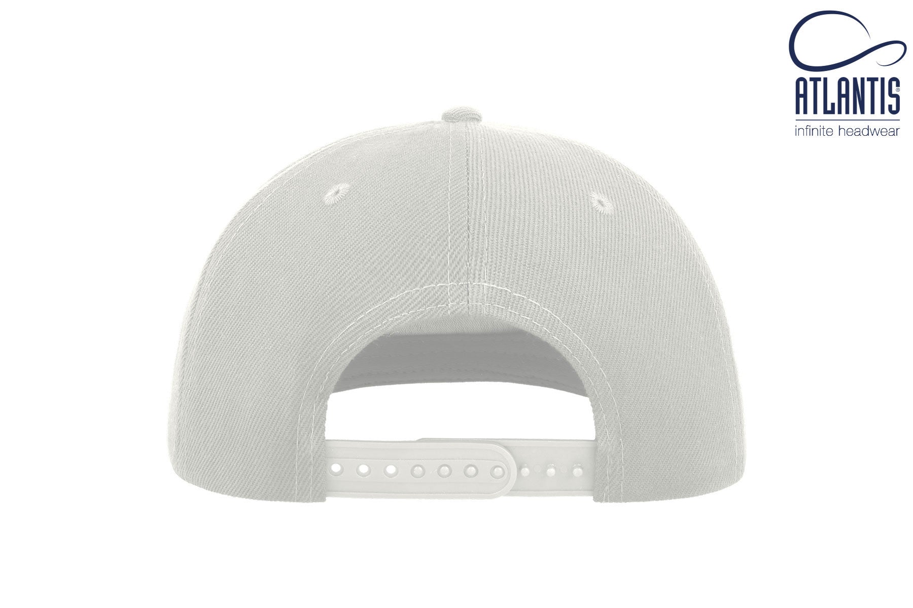 Casquette Visière Plate 5 Pans - White