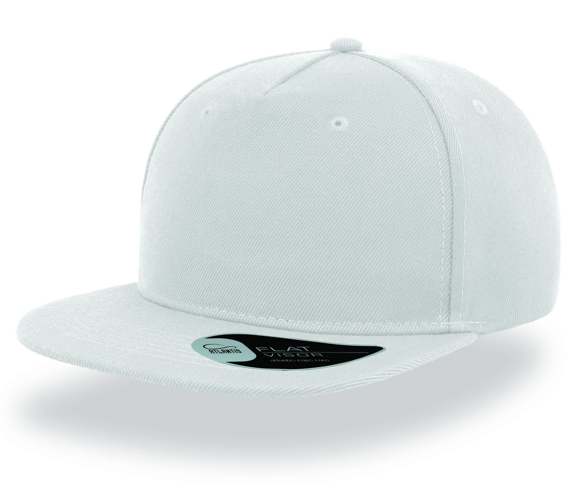 Casquette Visière Plate 5 Pans - White