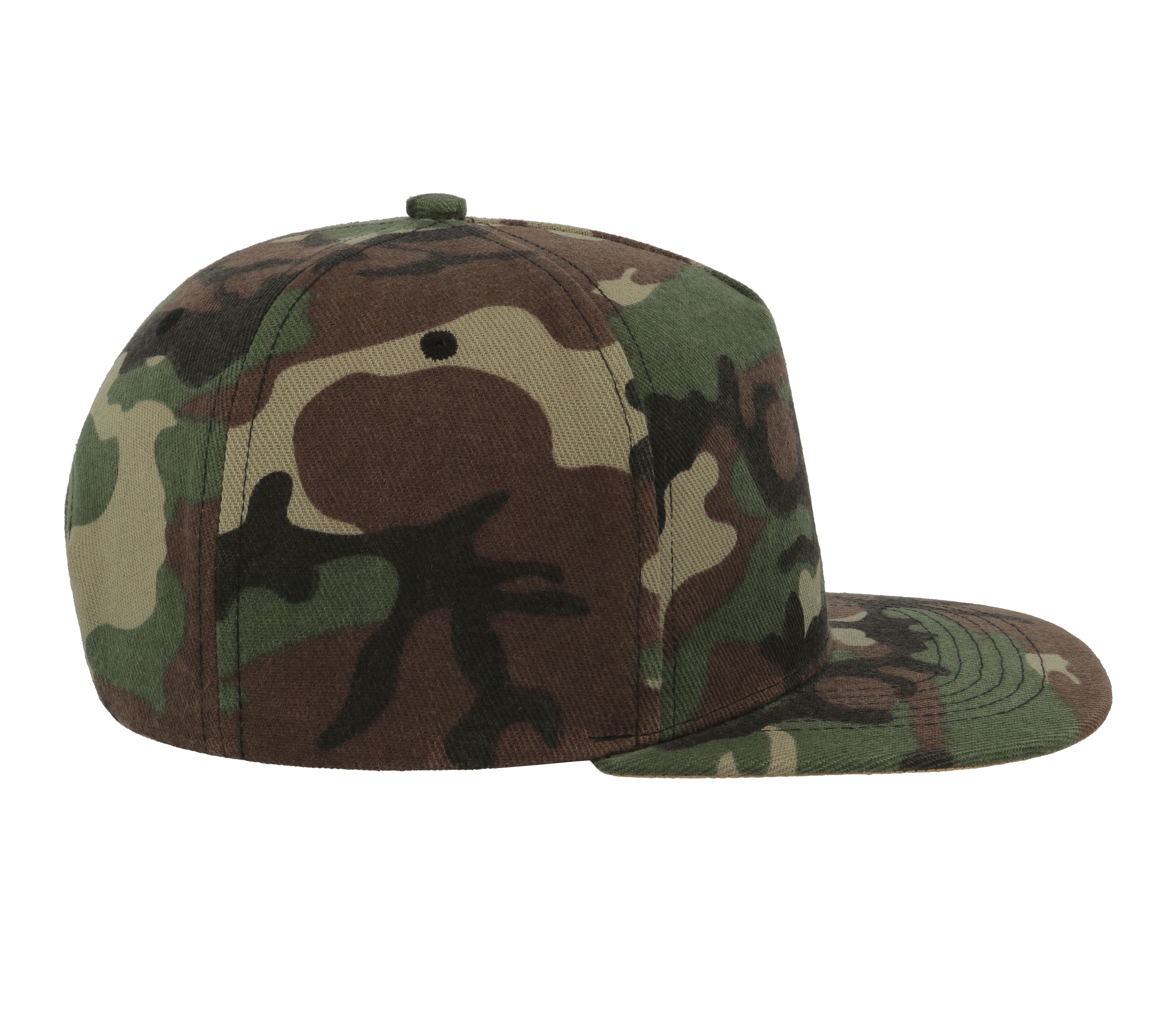 Casquette Visière Plate 5 Pans - Camouflage