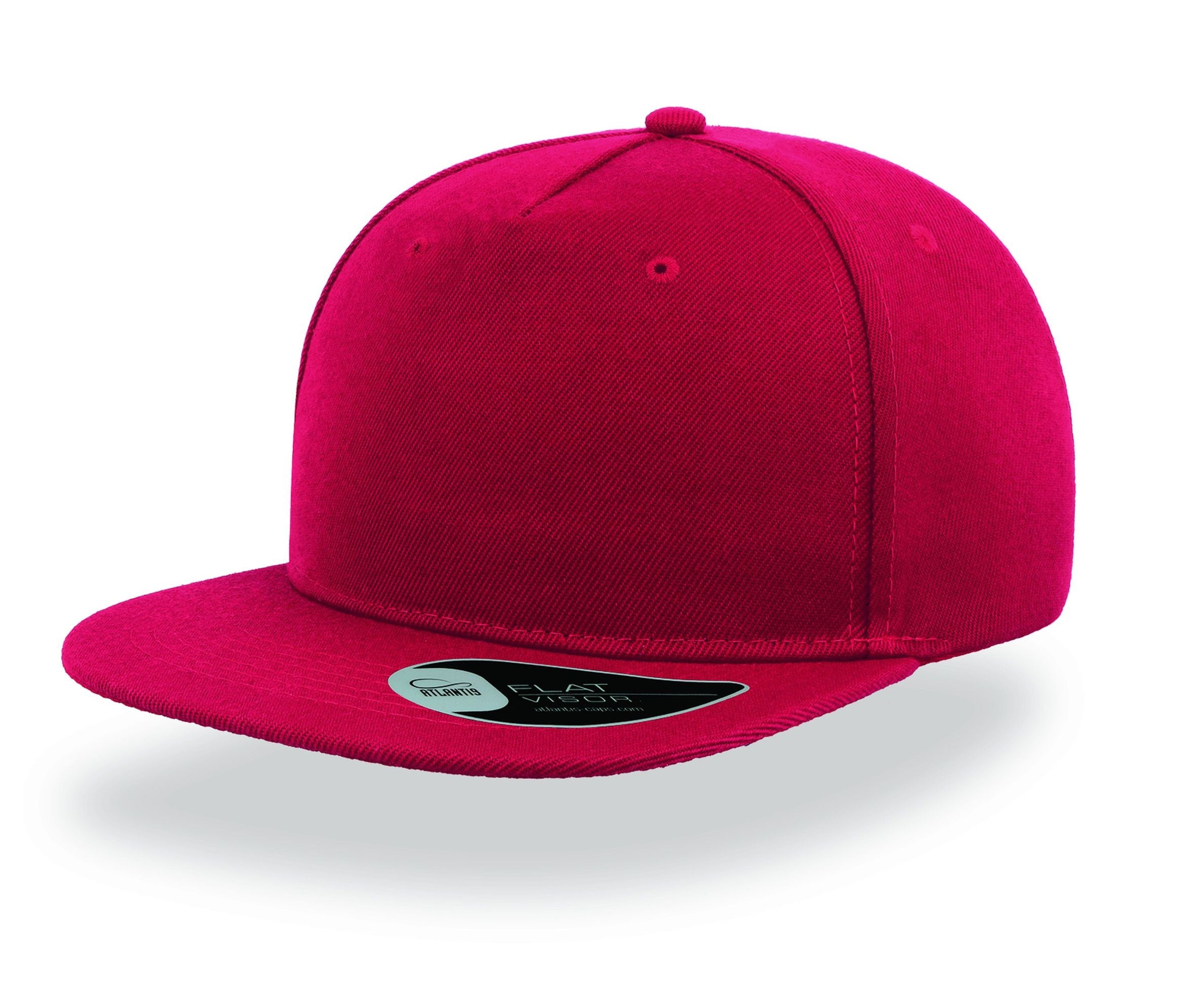 Casquette Visière Plate 5 Pans - Red