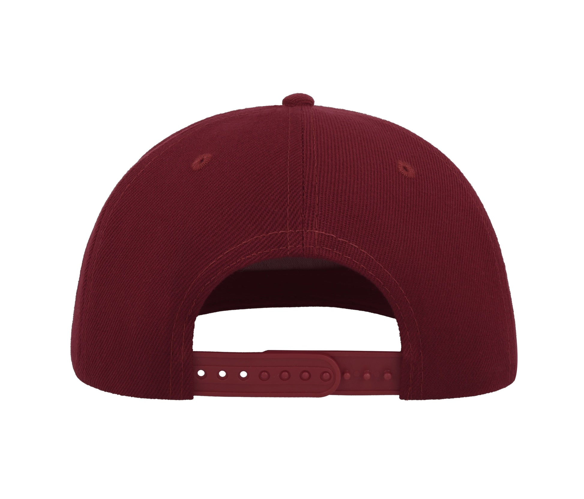 Casquette Visière Plate 5 Pans - Burgundy