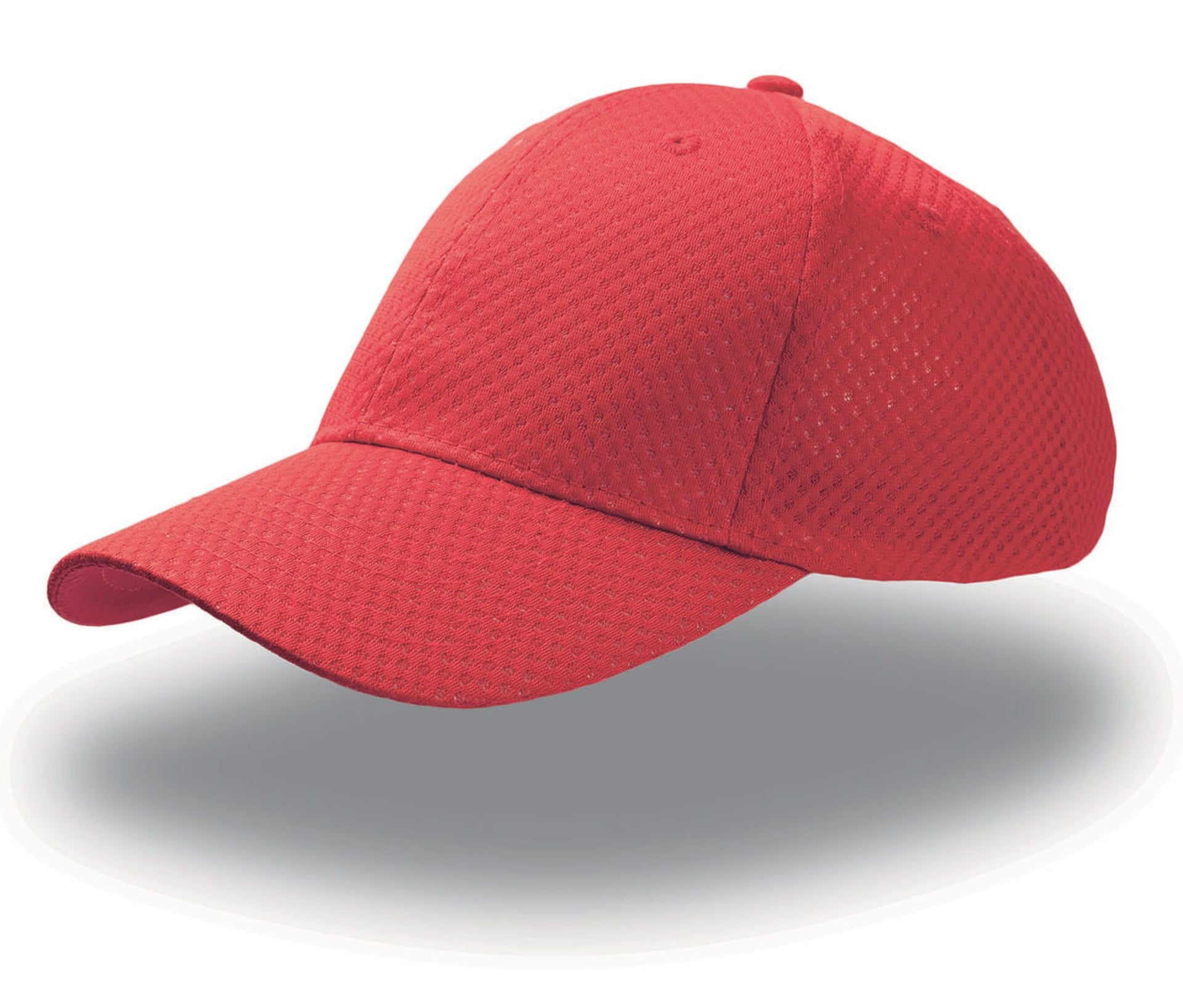 Casquette 6 Pans Respirante - Red