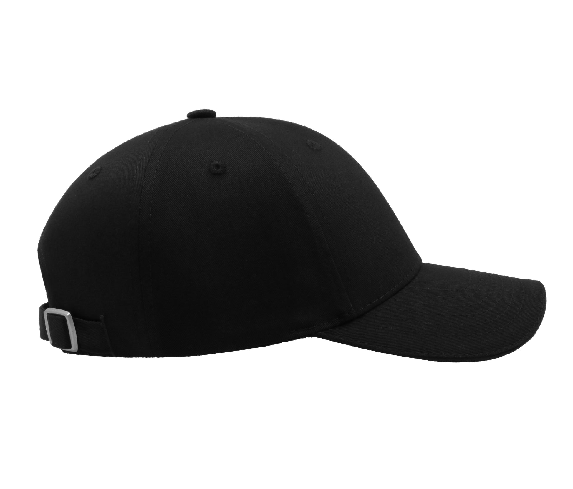 Casquette 6 Pans Visière Sandwich - Black/black