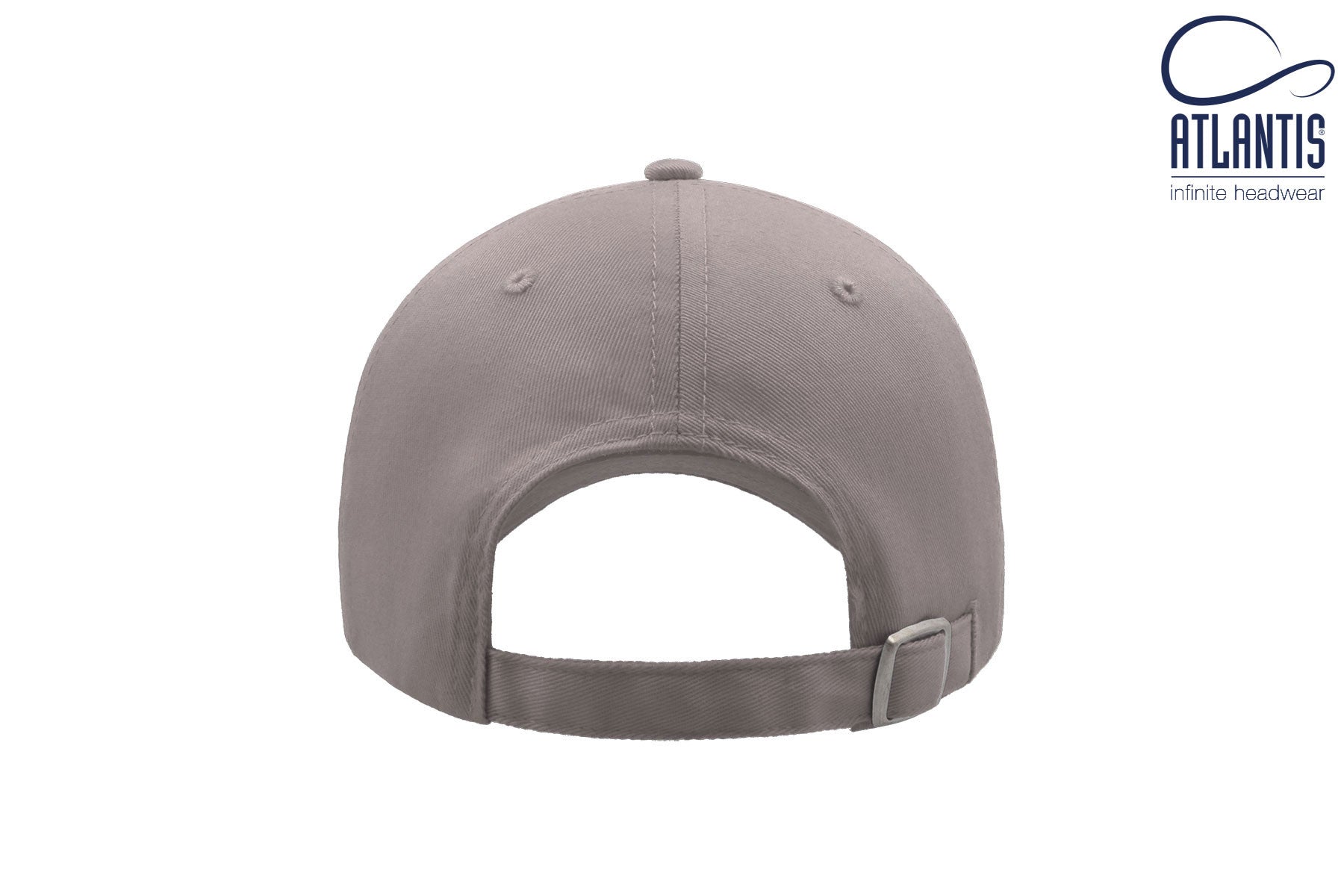 Casquette 6 Pans Visière Sandwich - Light Grey/white