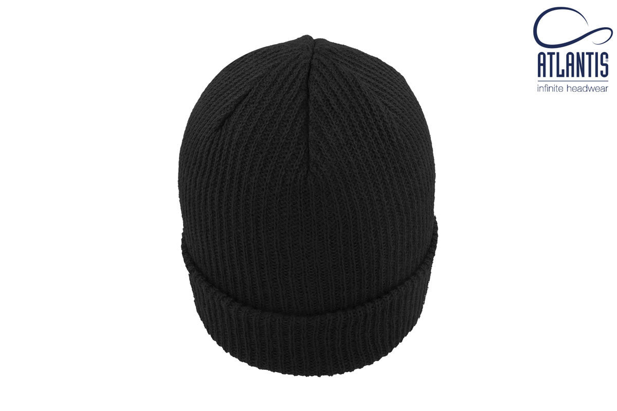 Bonnet Avec Revers - Black