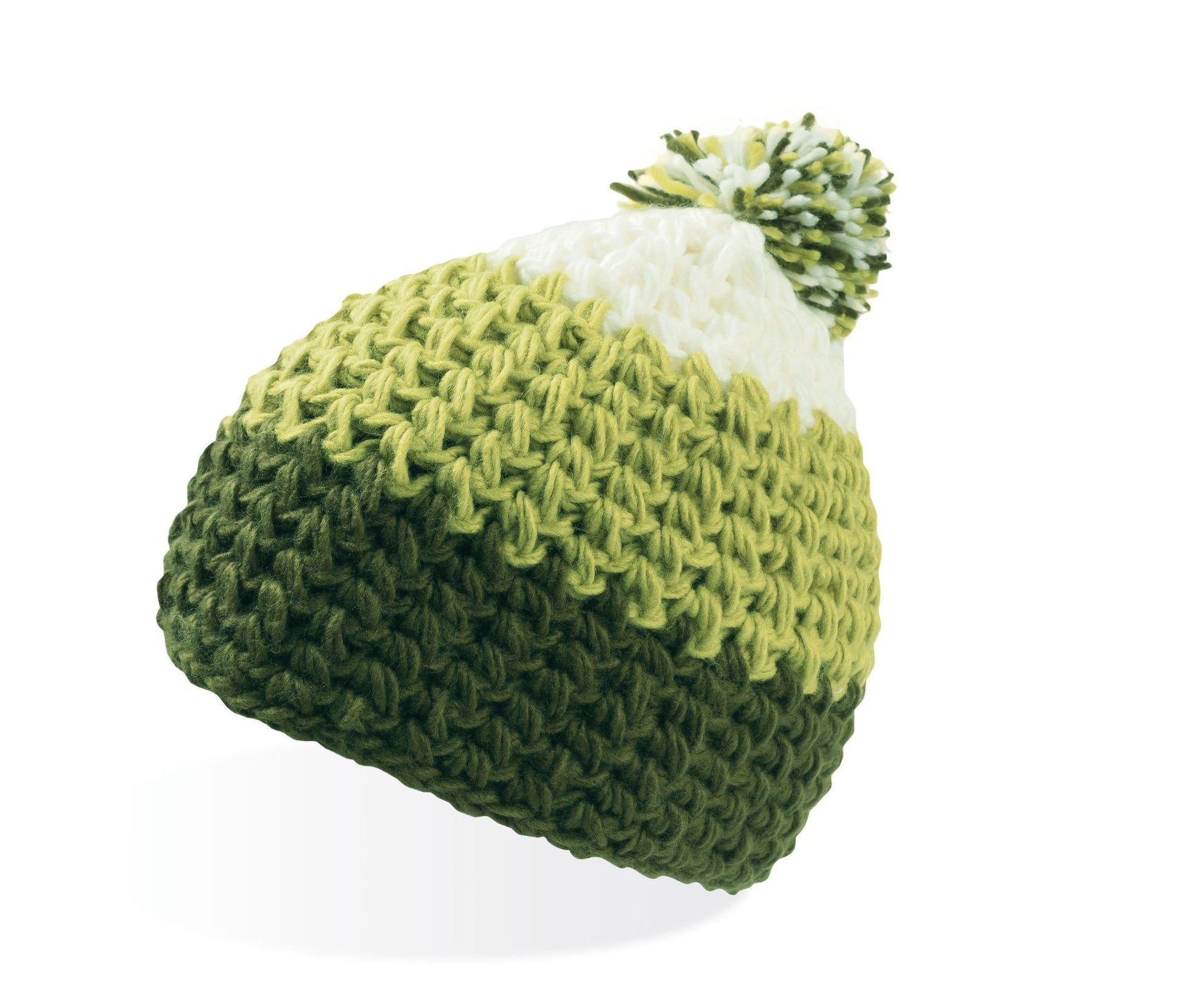 Bonnet Avec Pompon Everest - Olive/green