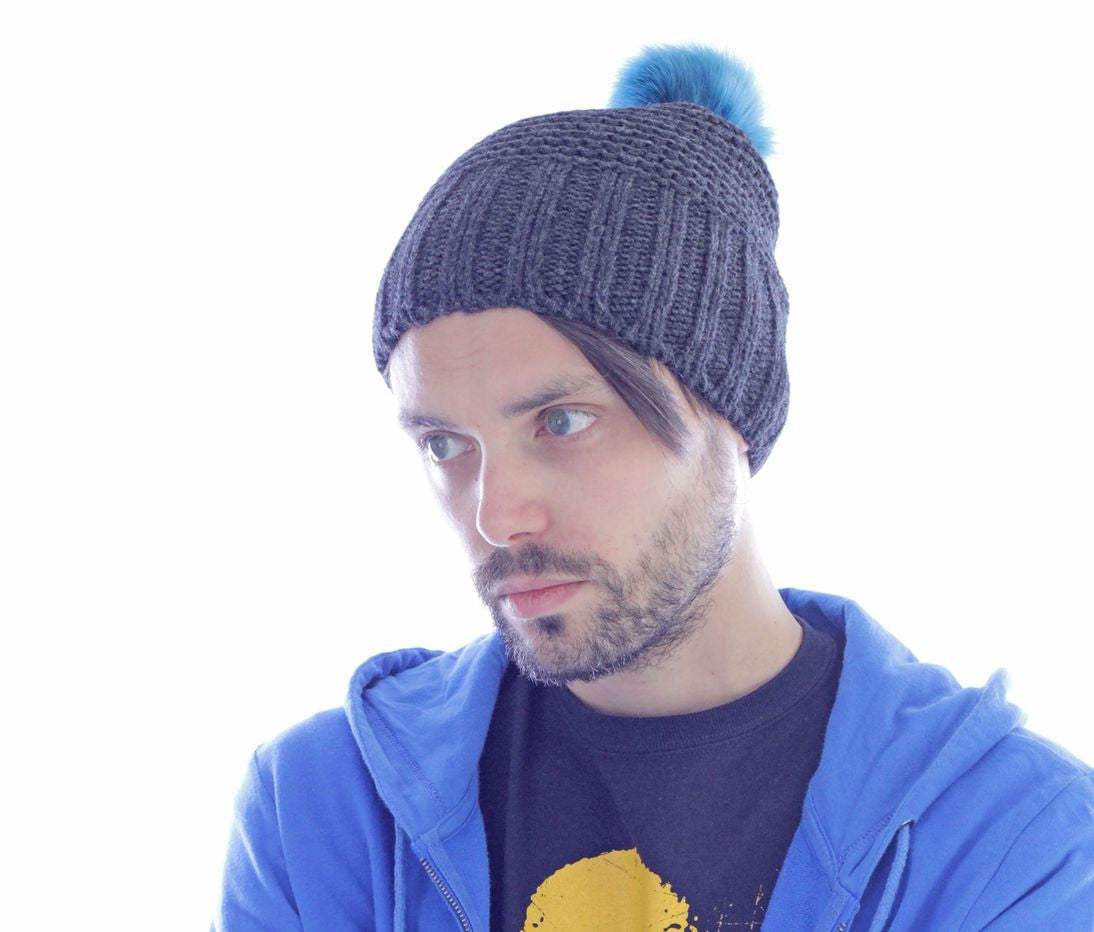 Bonnet pompon Monte Bianco