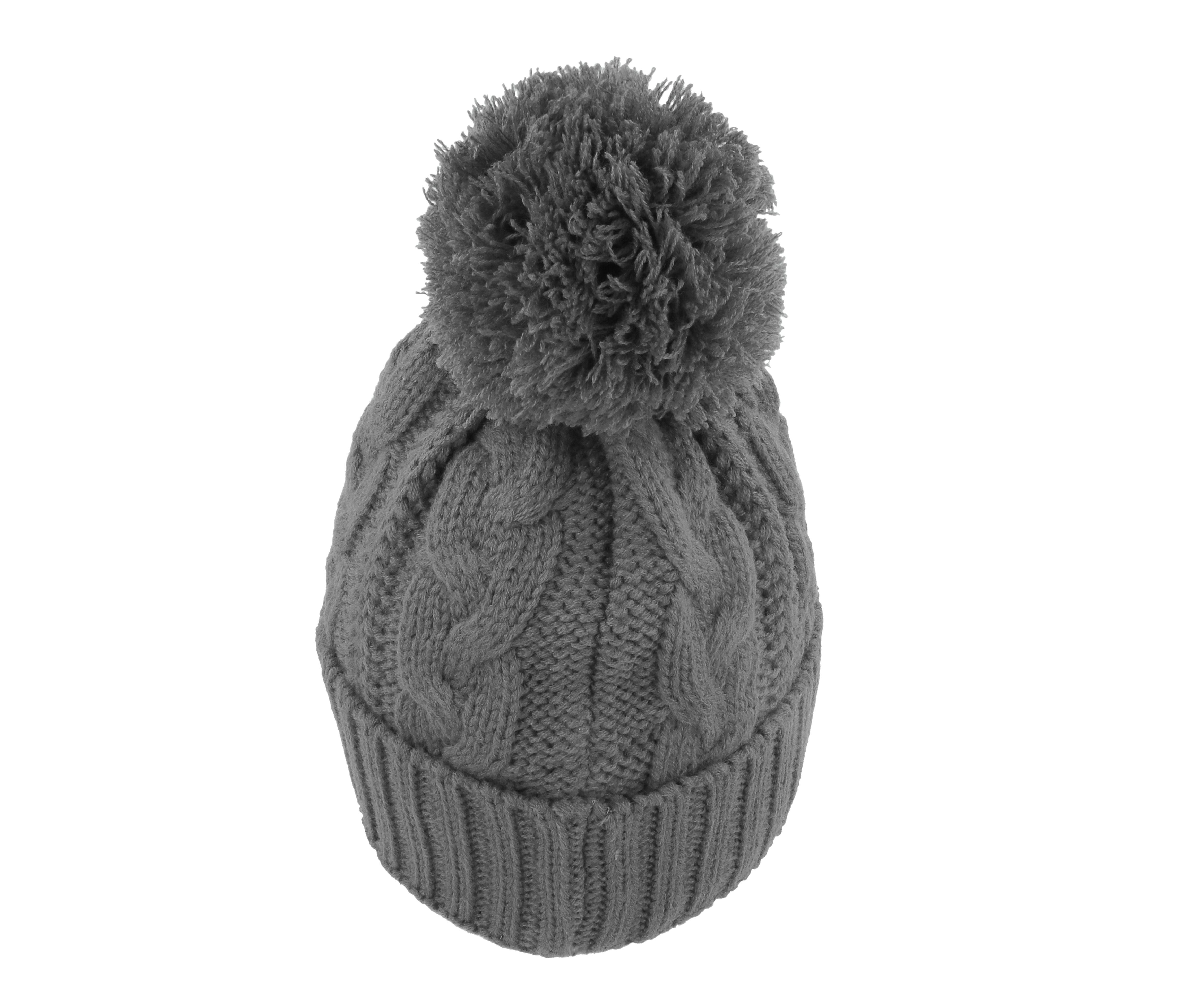 Bonnet Torsadé Vogue - Dark Grey