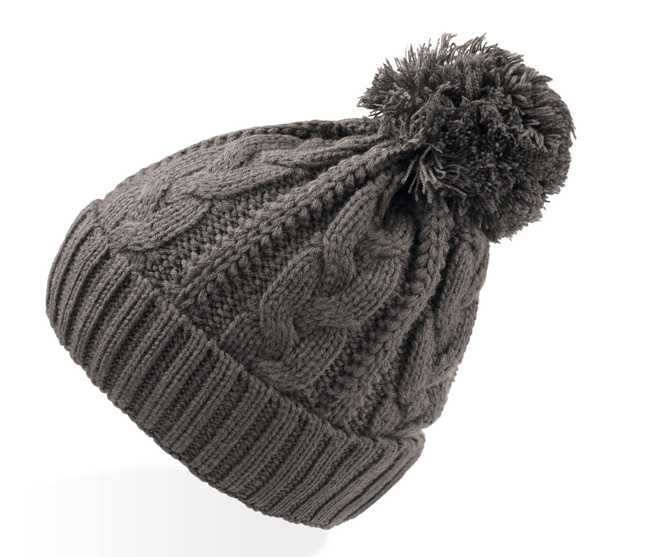 Bonnet Torsadé Vogue - Dark Grey