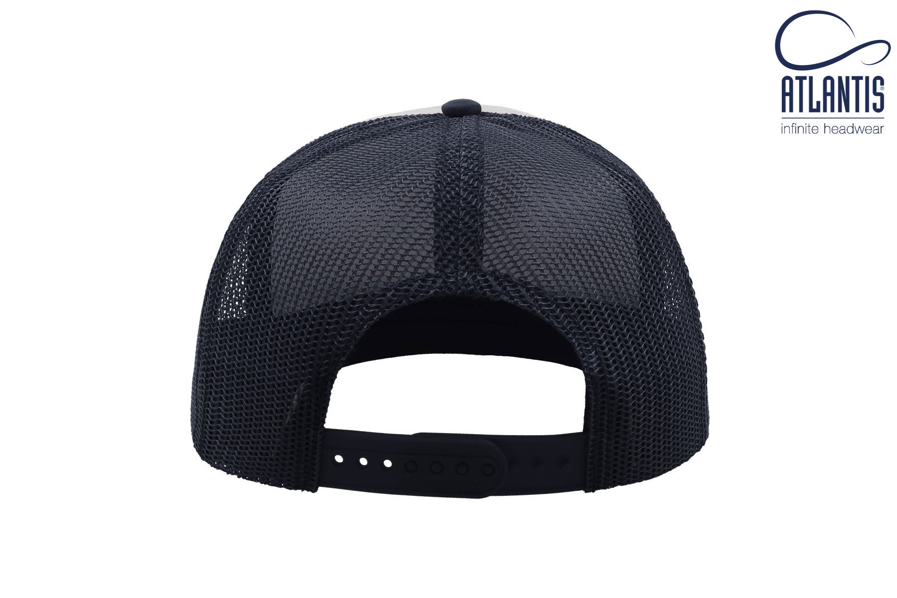Casquette Américaine Visière Plate - White/navy