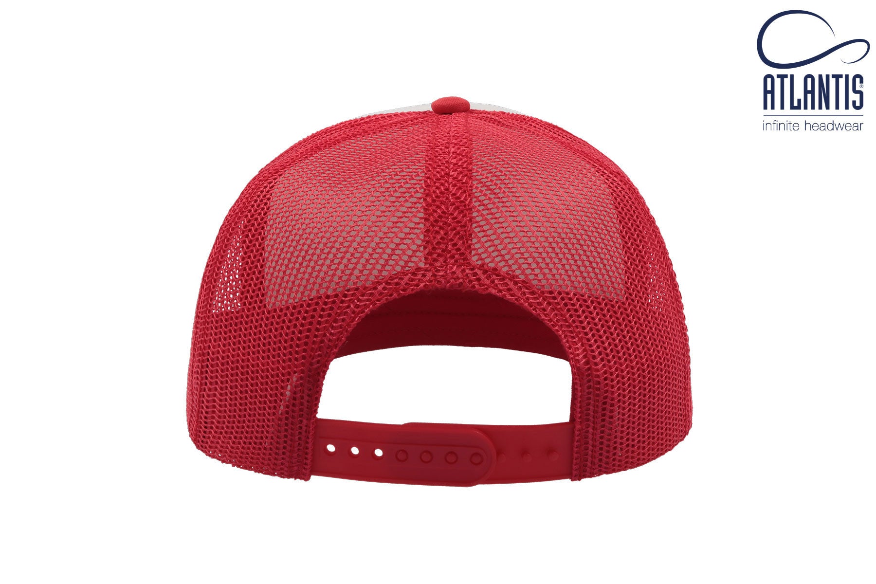 Casquette Américaine Visière Plate - White/red/royal