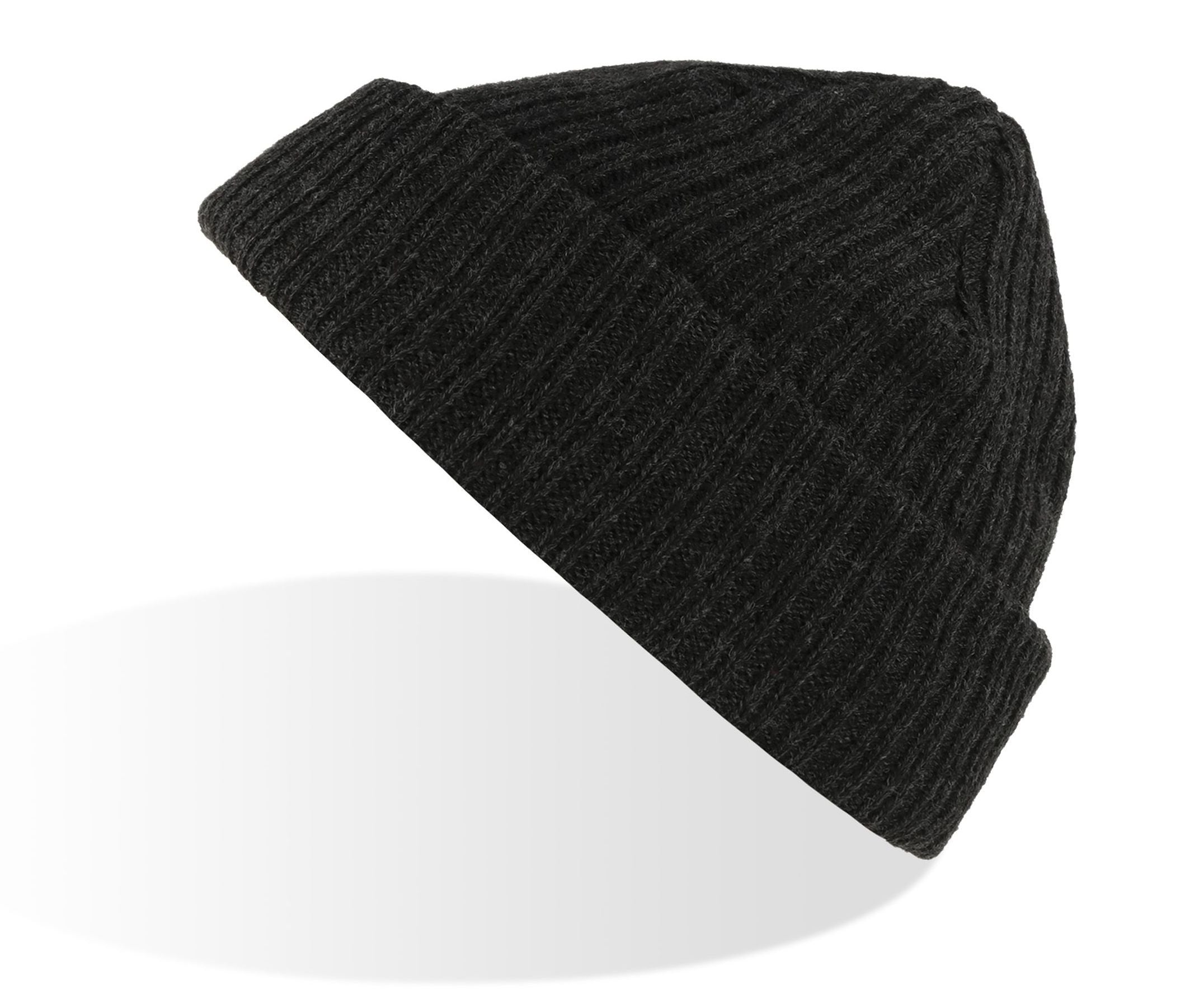 Bonnet Avec Revers - Black