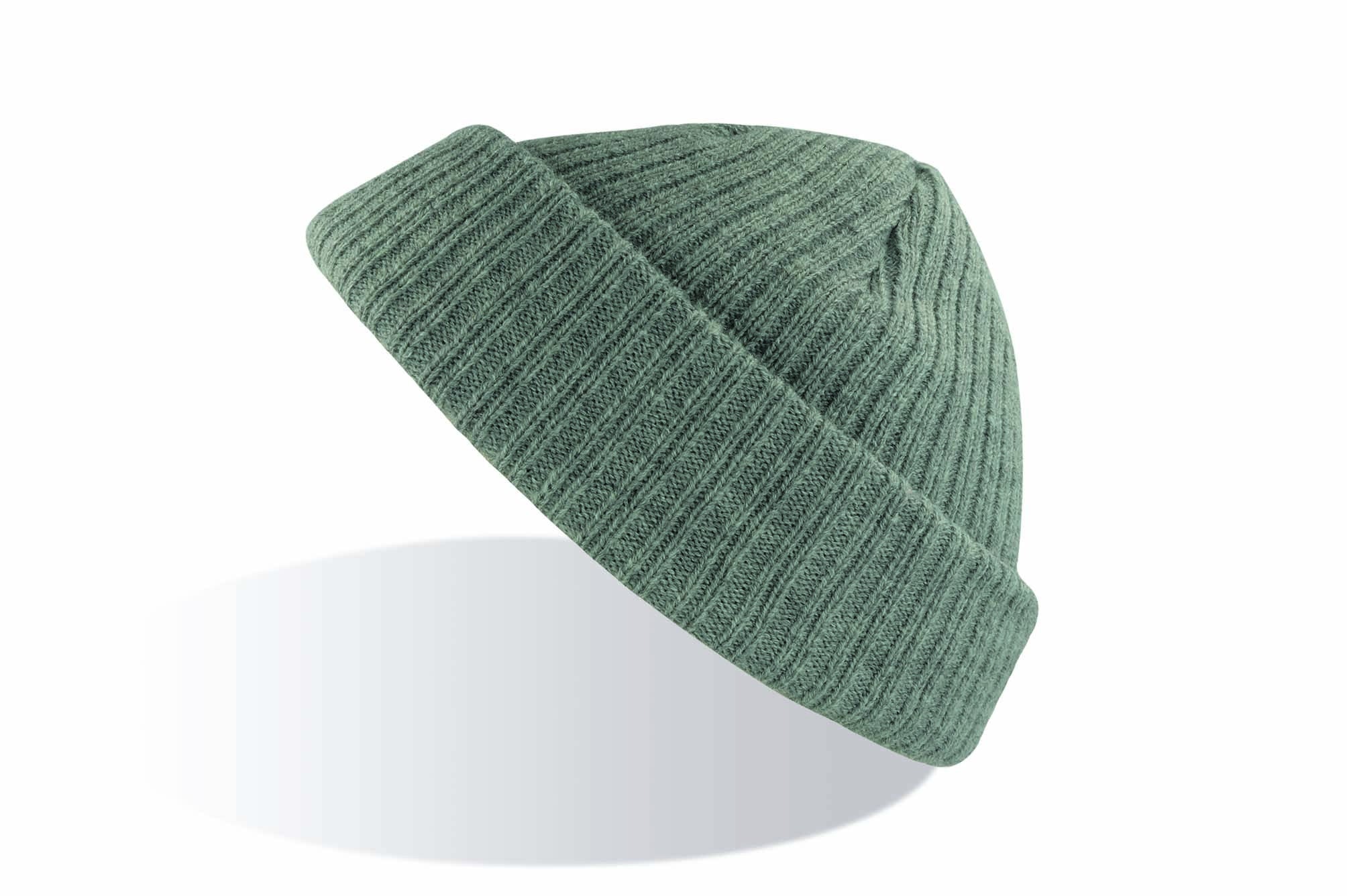Bonnet Avec Revers - Light Grey Melange