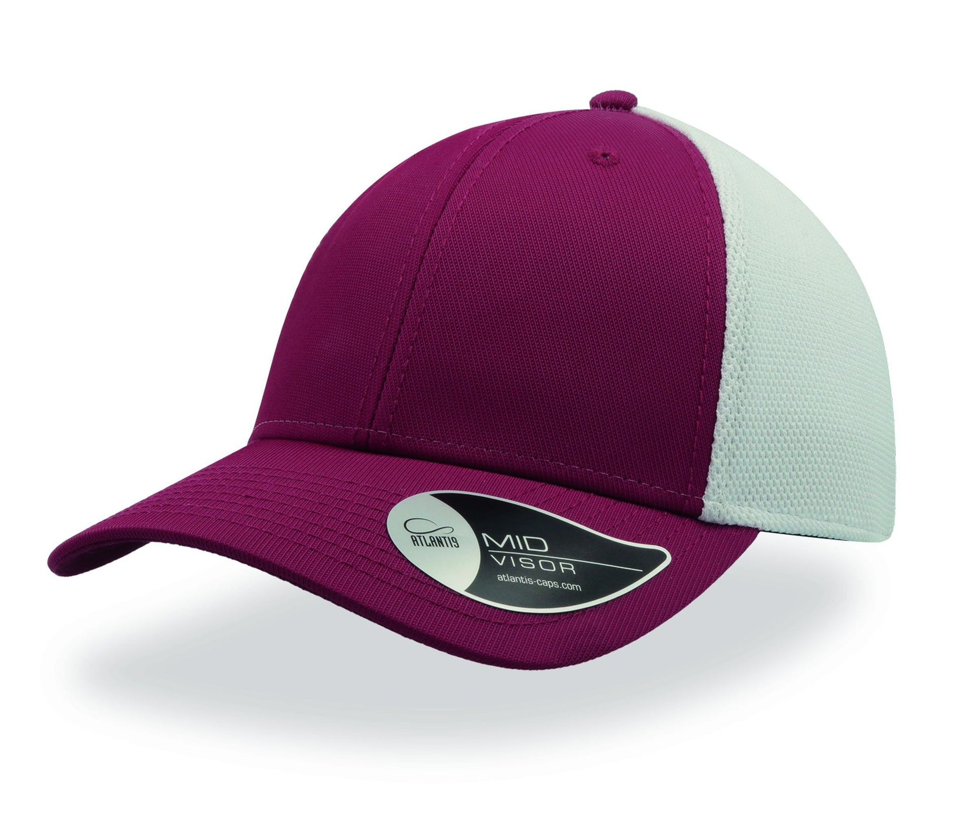 Casquette de Sport - Burgundy/white