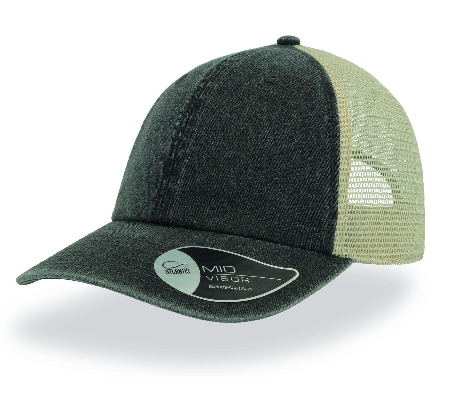 Casquette 6 Pans Case - Black/stone