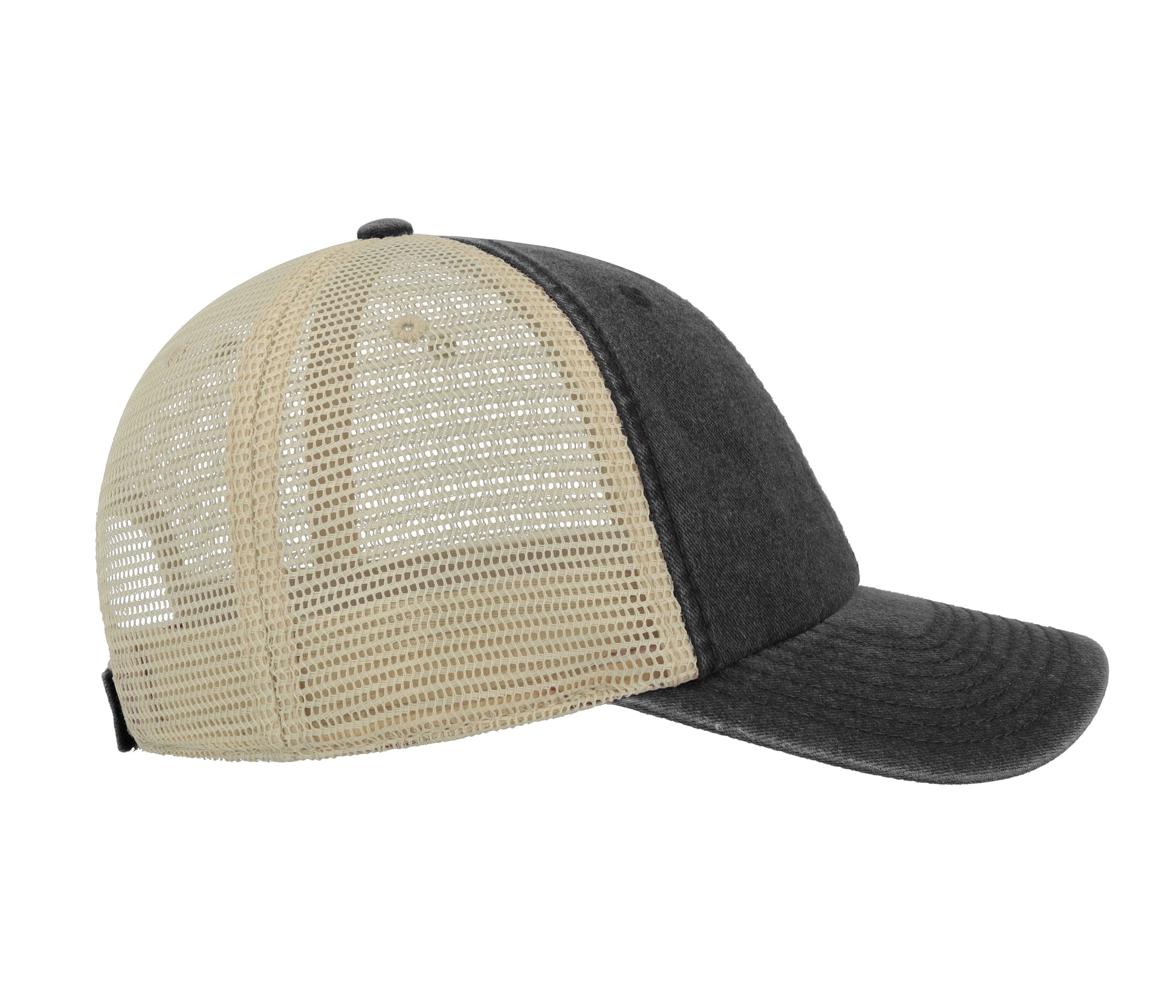 Casquette 6 Pans Case - Black/stone