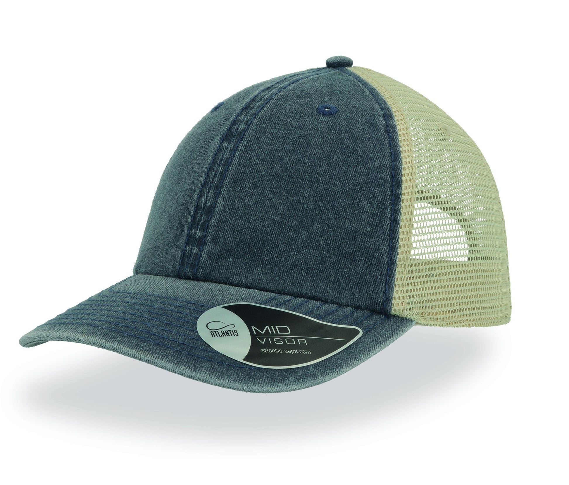 Casquette 6 Pans Case - Navy/stone
