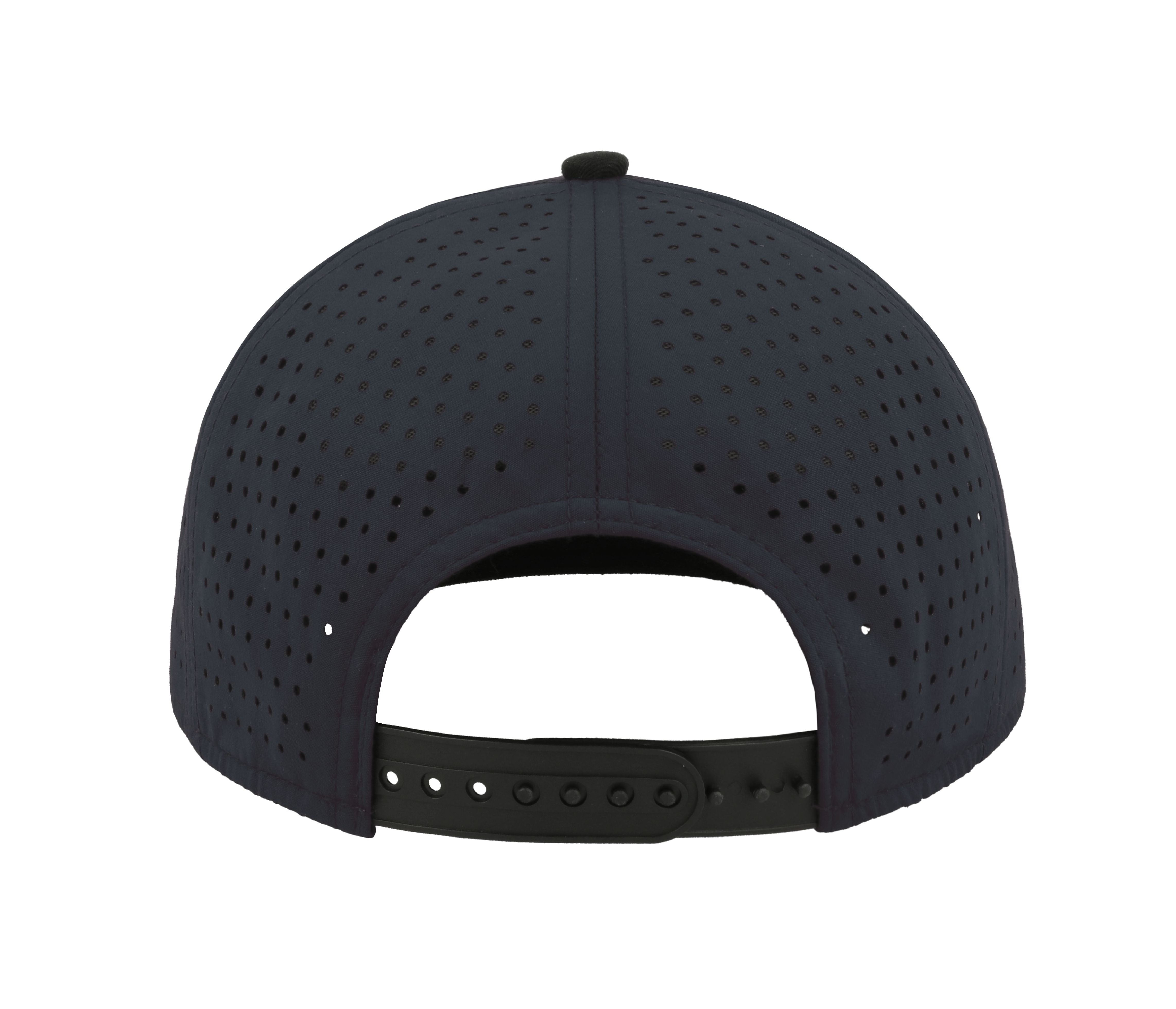 Casquette Visière Plate 6 Pans - Navy/black