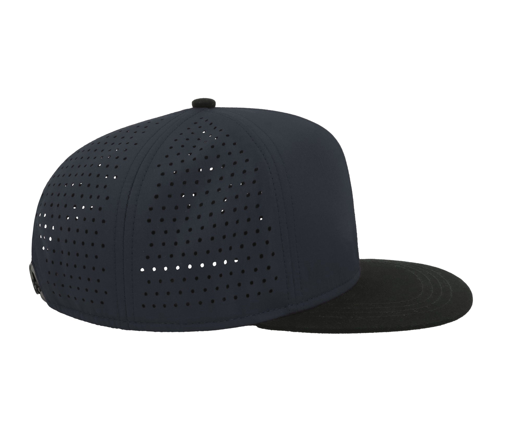 Casquette Visière Plate 6 Pans - Navy/black