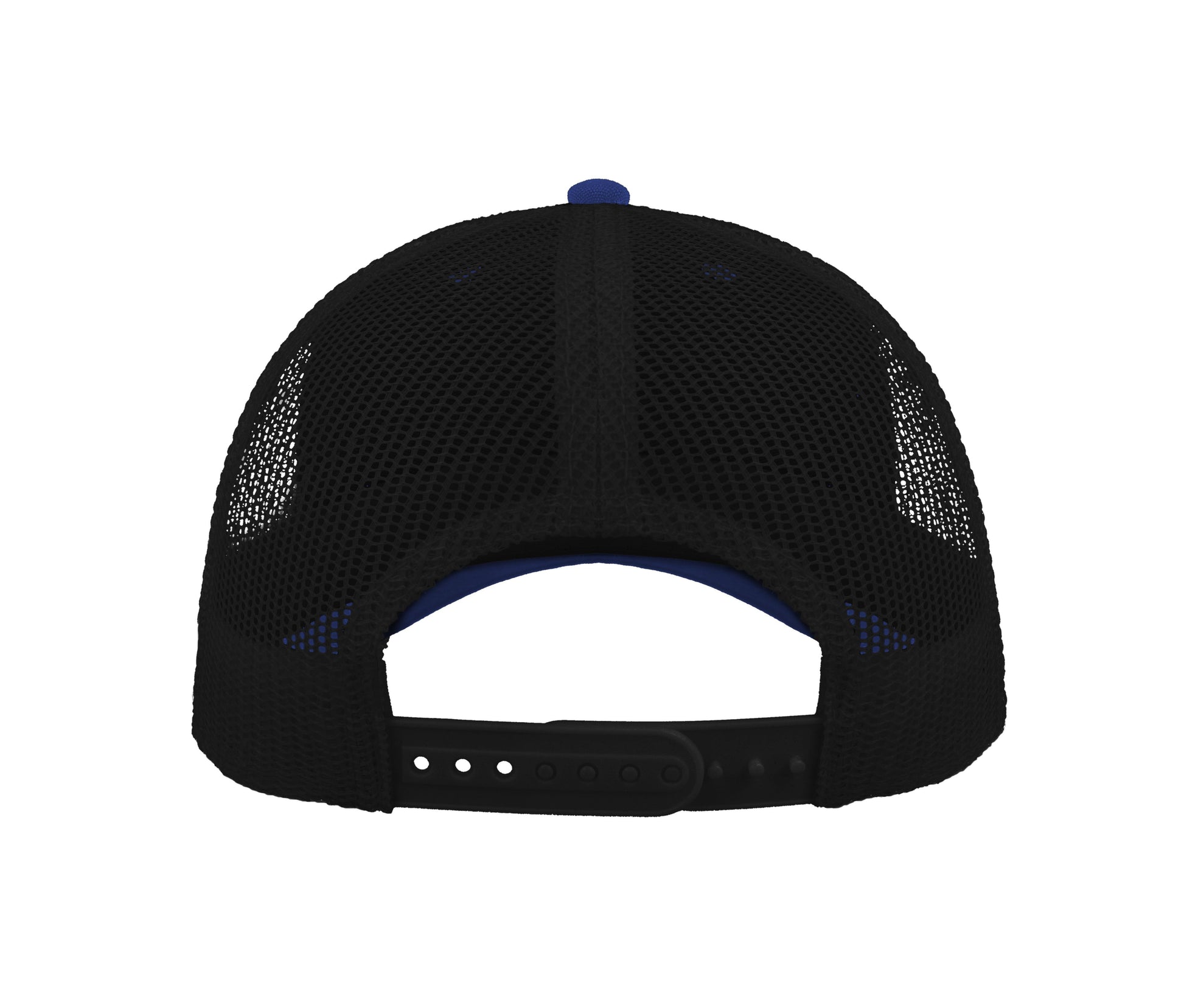 Casquette en Coton et Polyester Recyclé - Royal/black