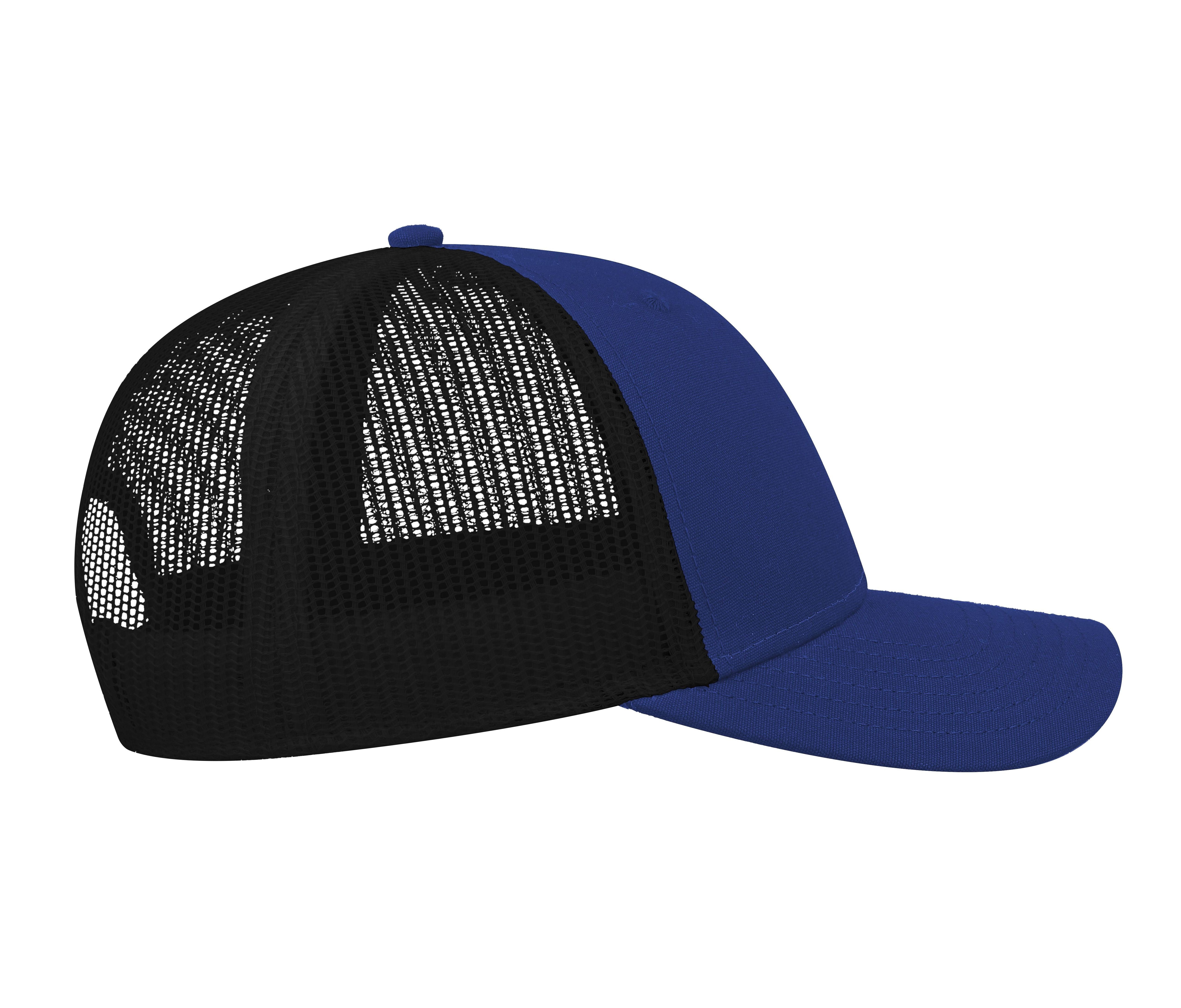 Casquette en Coton et Polyester Recyclé - Royal/black