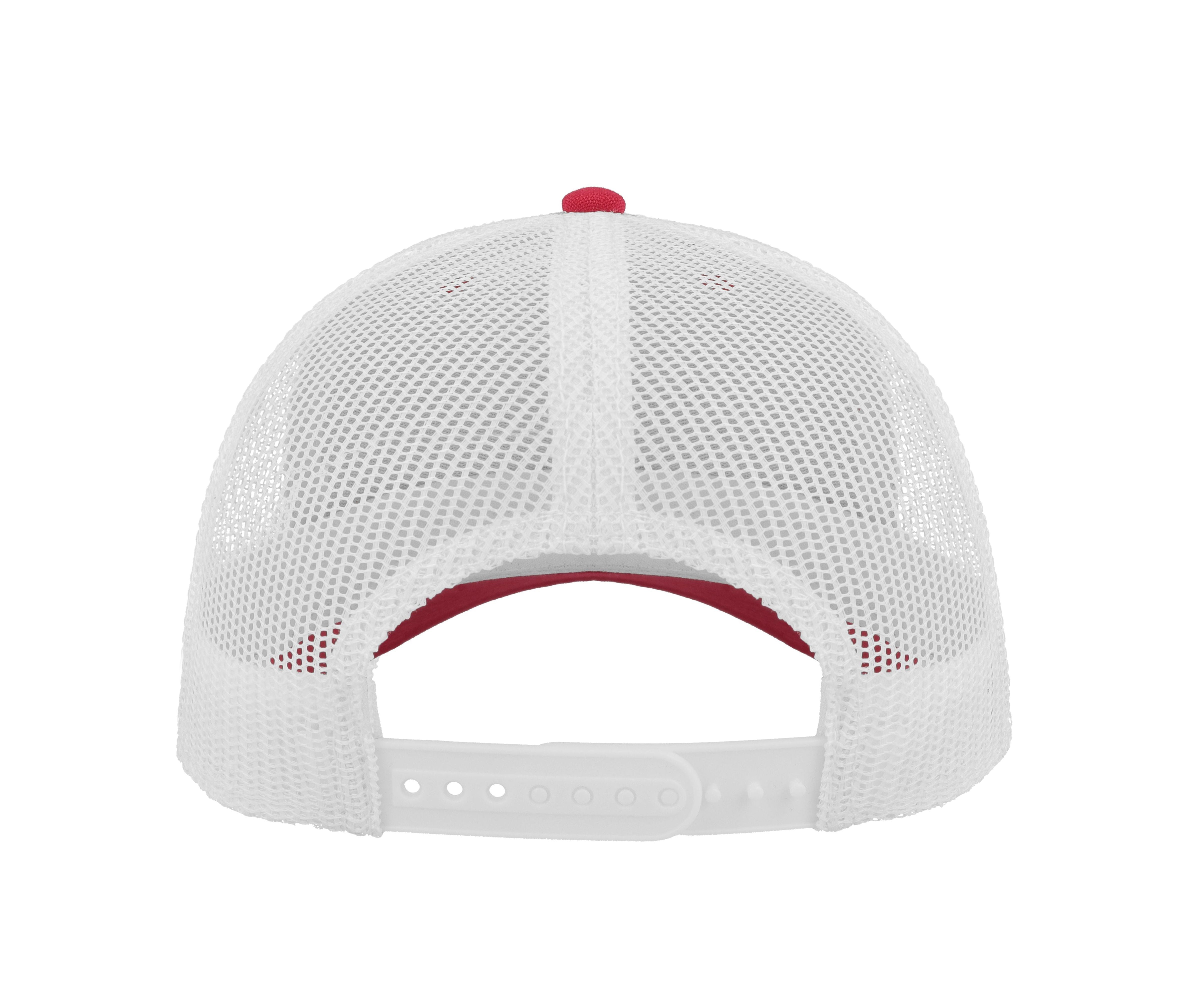 Casquette en Coton et Polyester Recyclé - Red/white