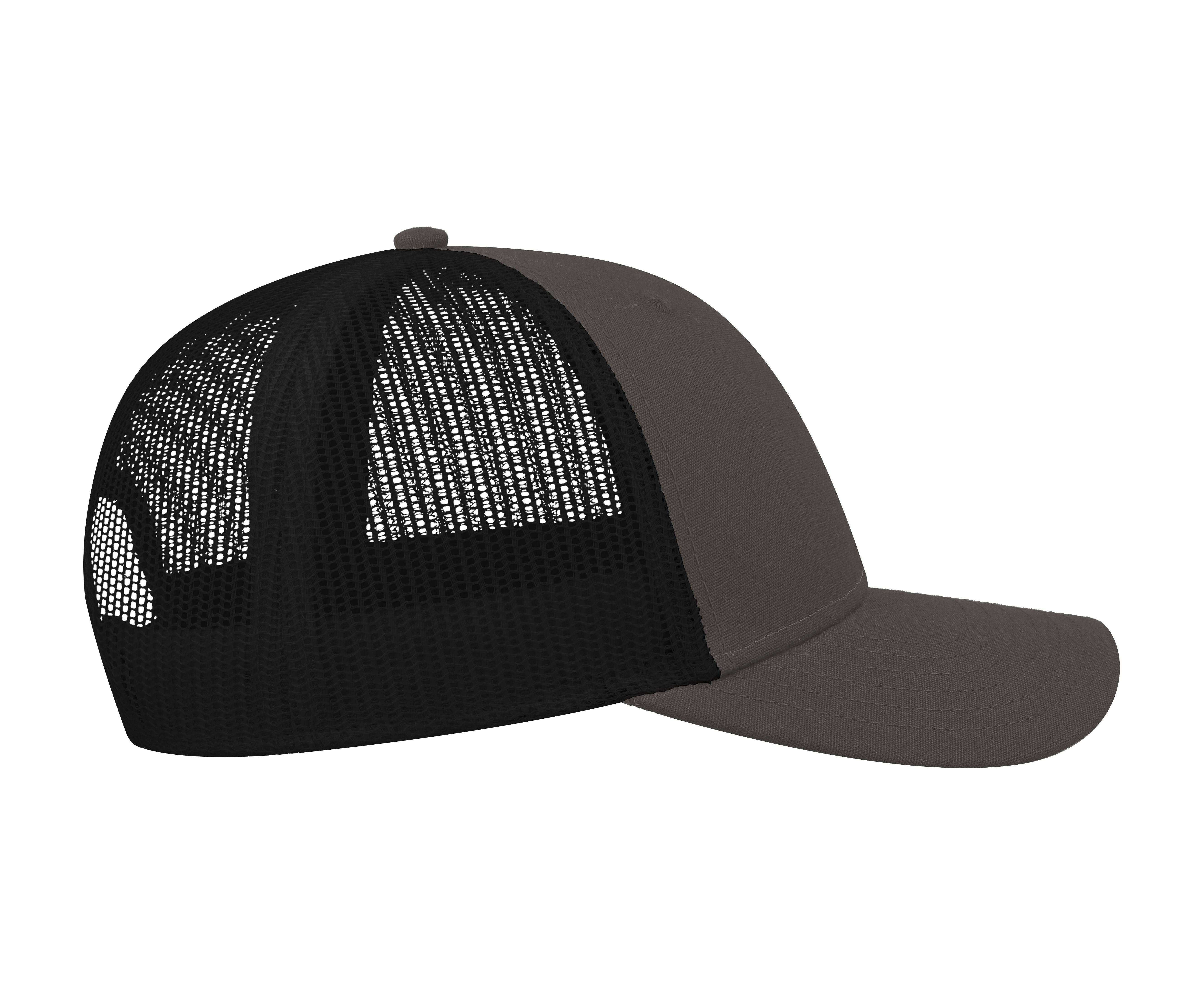 Casquette en Coton et Polyester Recyclé - Dark Grey/black