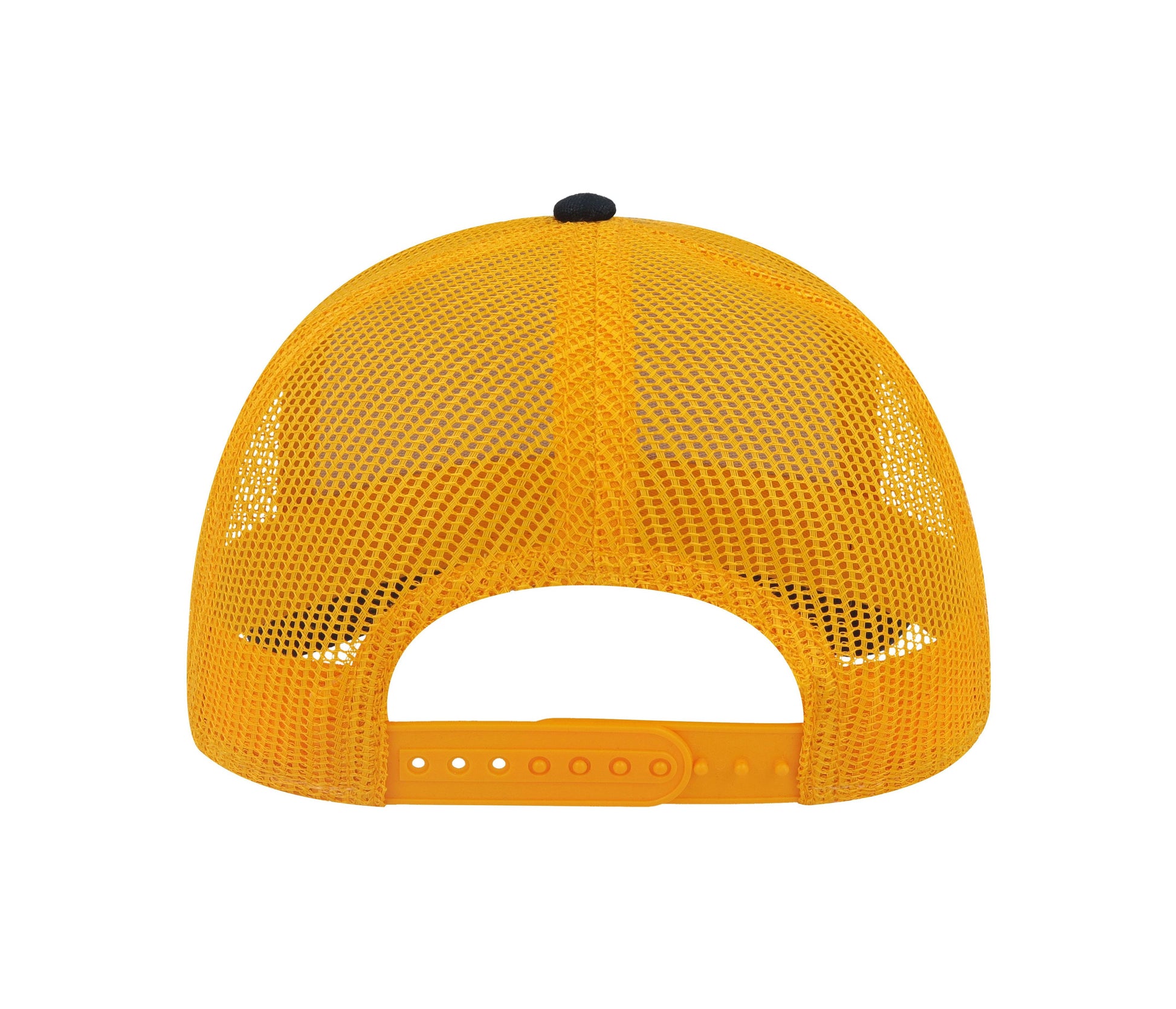 Casquette Rapper en Coton Canvas - Navy/yellow