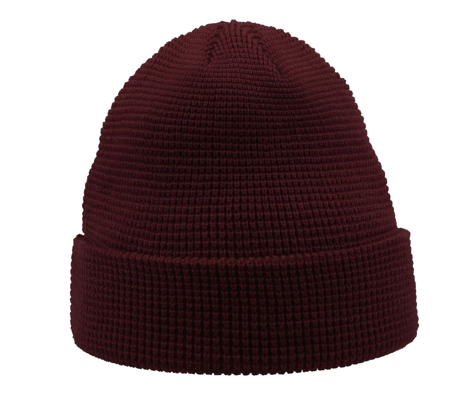 Bonnet Maille Gaufrée - Burgundy