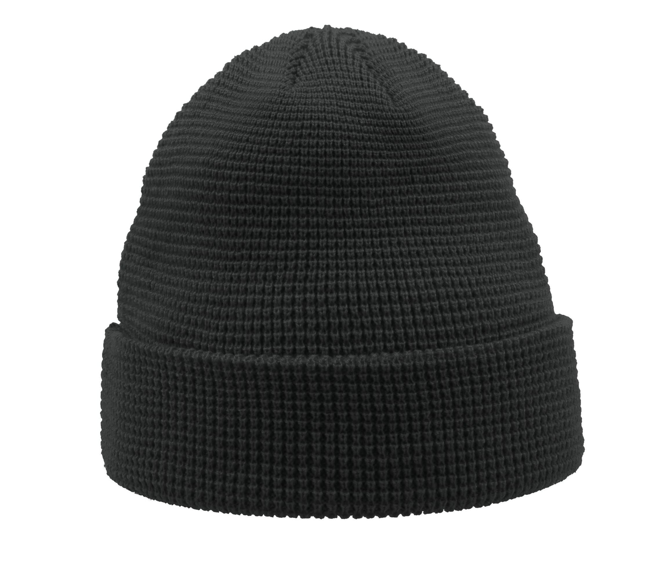 Bonnet Maille Gaufrée - Dark Grey