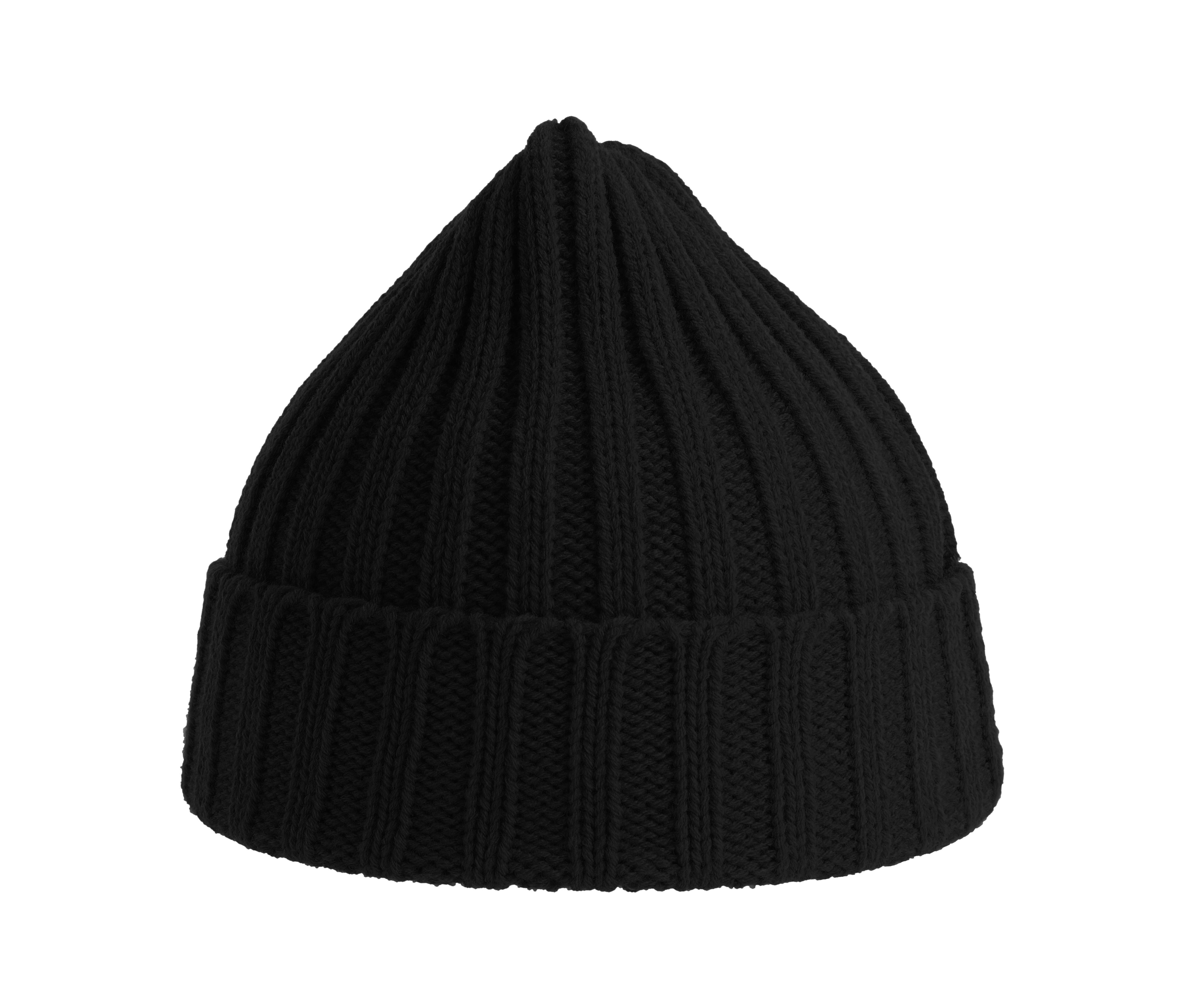 Bonnet en Polyester Recyclé - Black