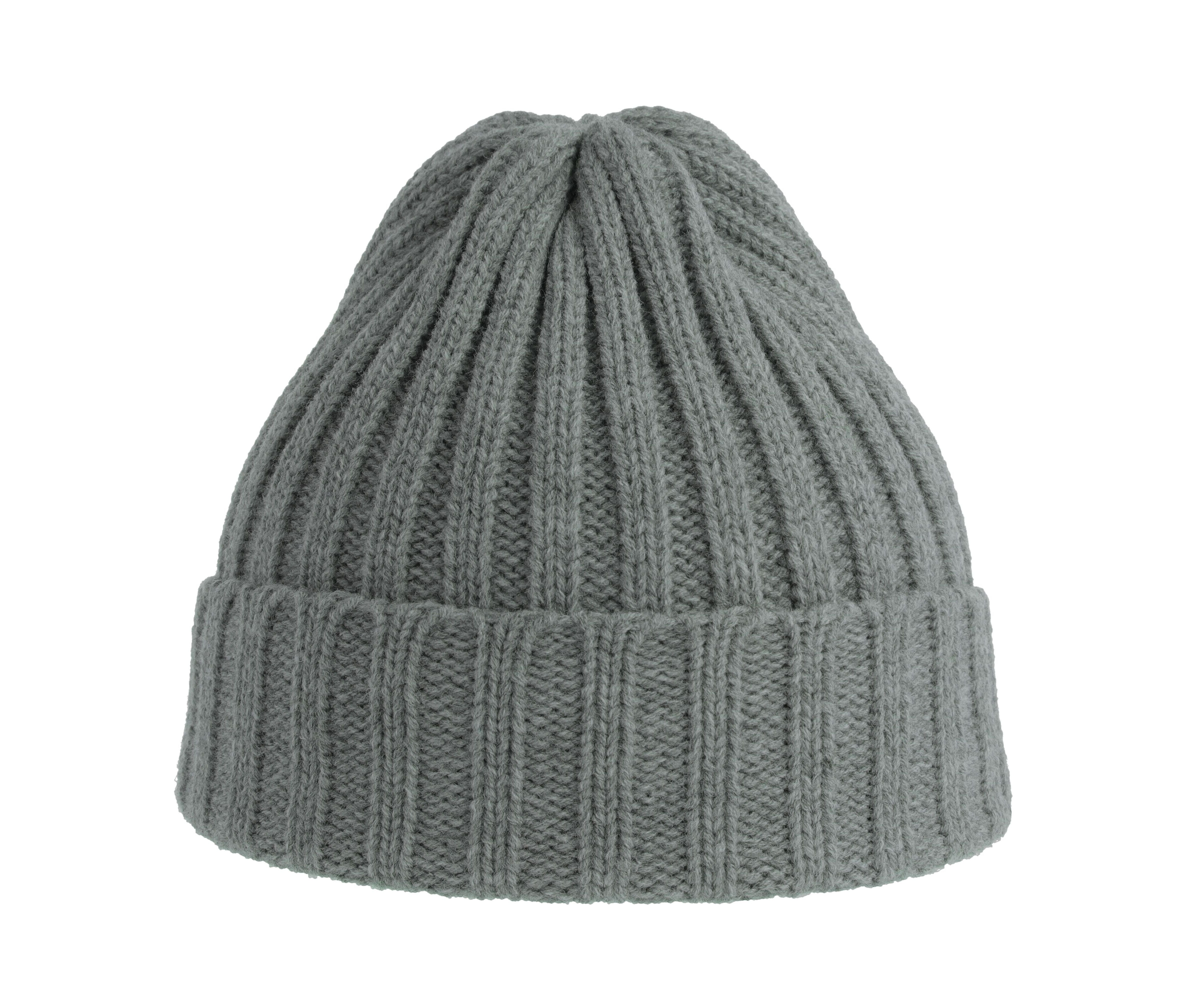 Bonnet en Polyester Recyclé - Light Grey Melange
