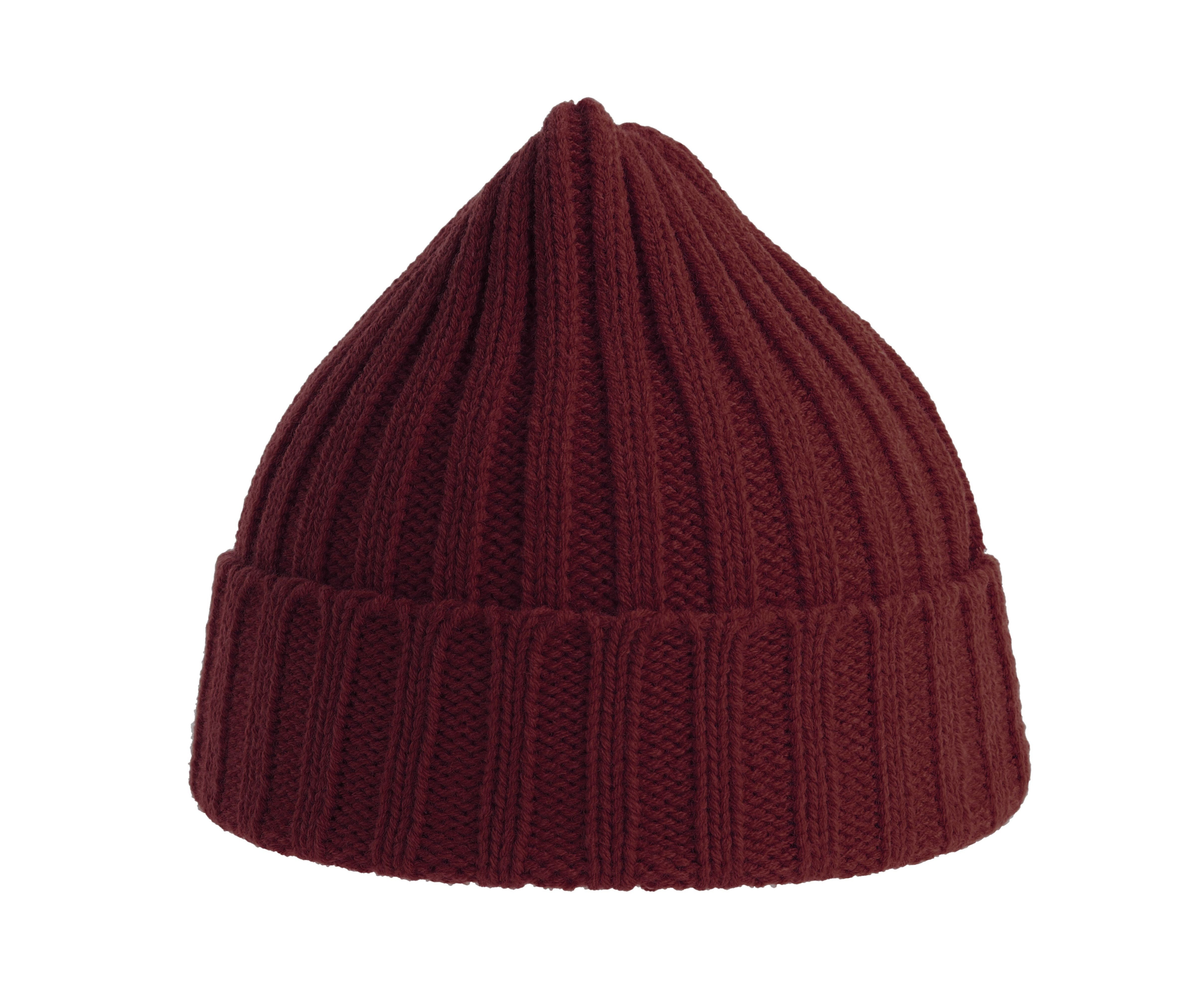 Bonnet en Polyester Recyclé - Burgundy