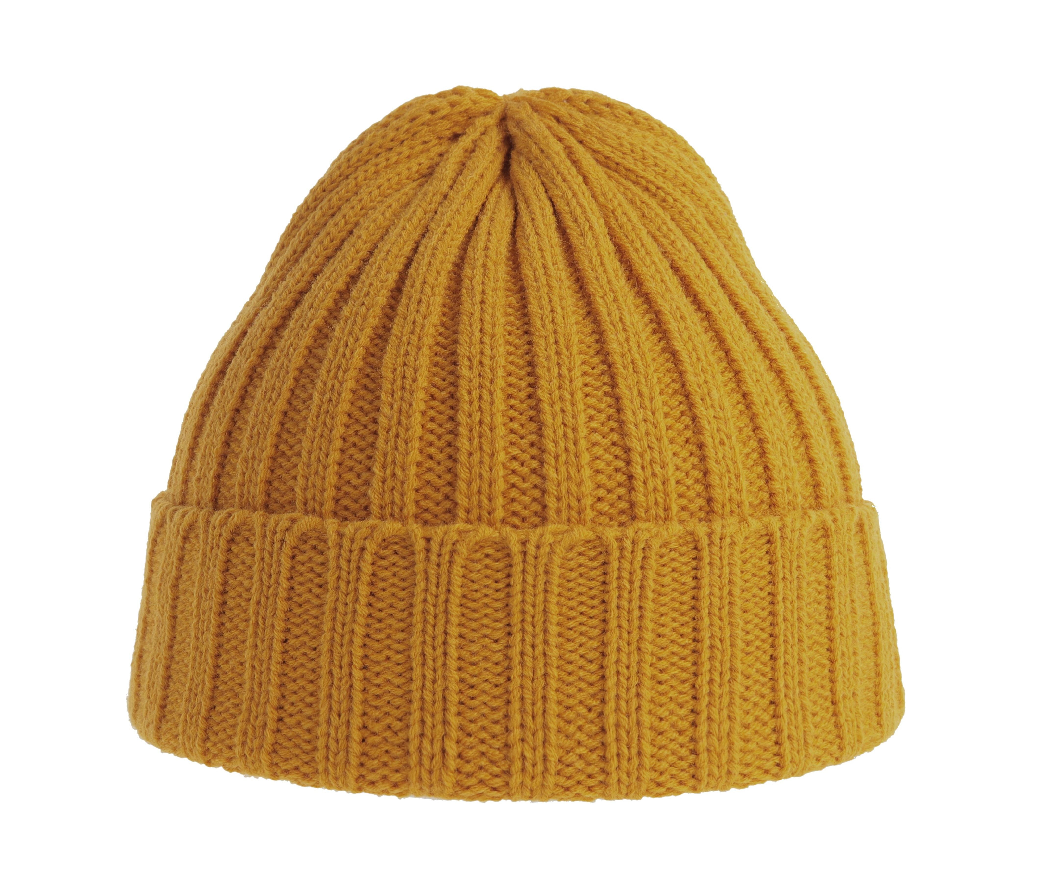 Bonnet en Polyester Recyclé - Mustard