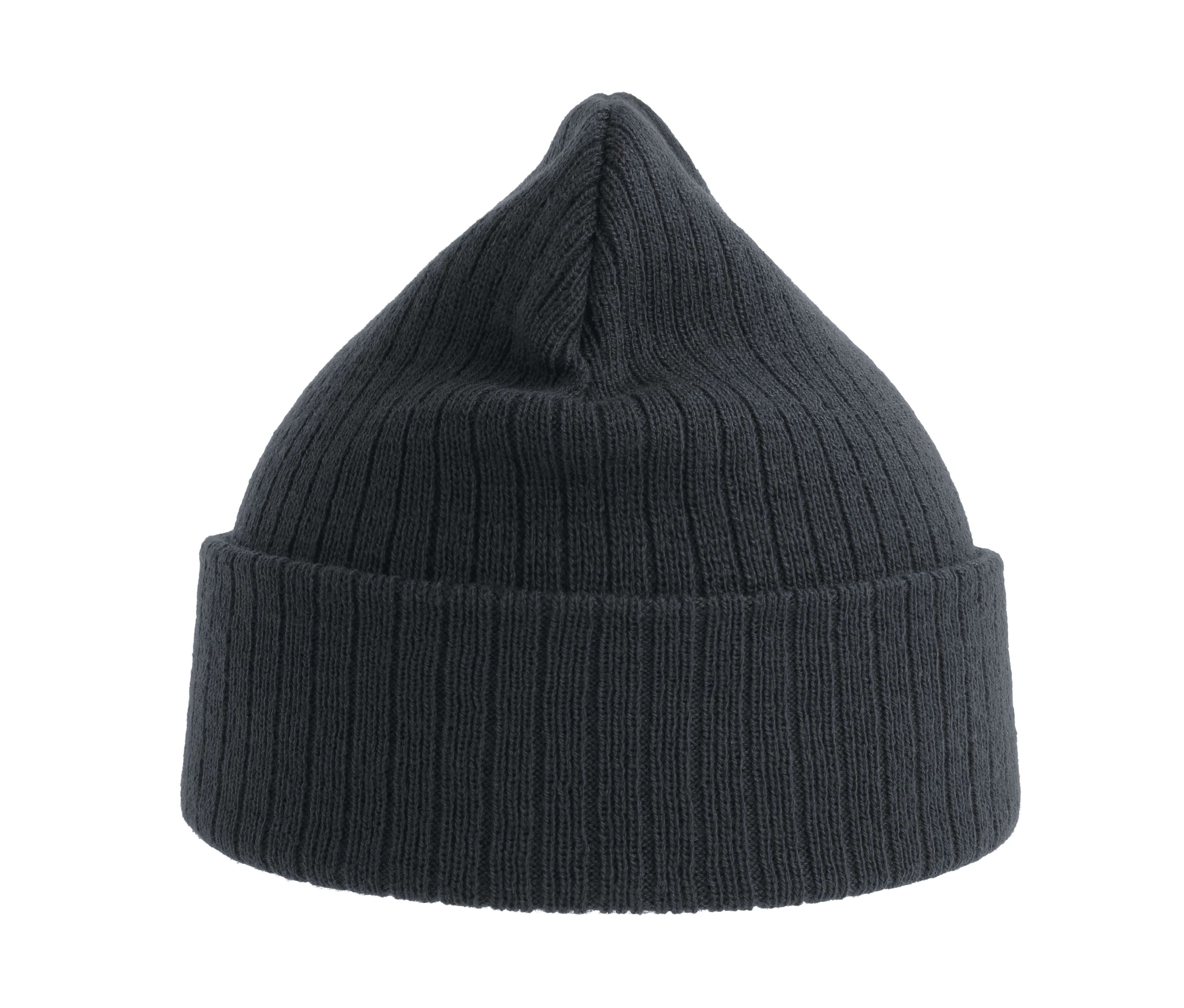 Bonnet en Polyester Recyclé - Dark Grey Melange