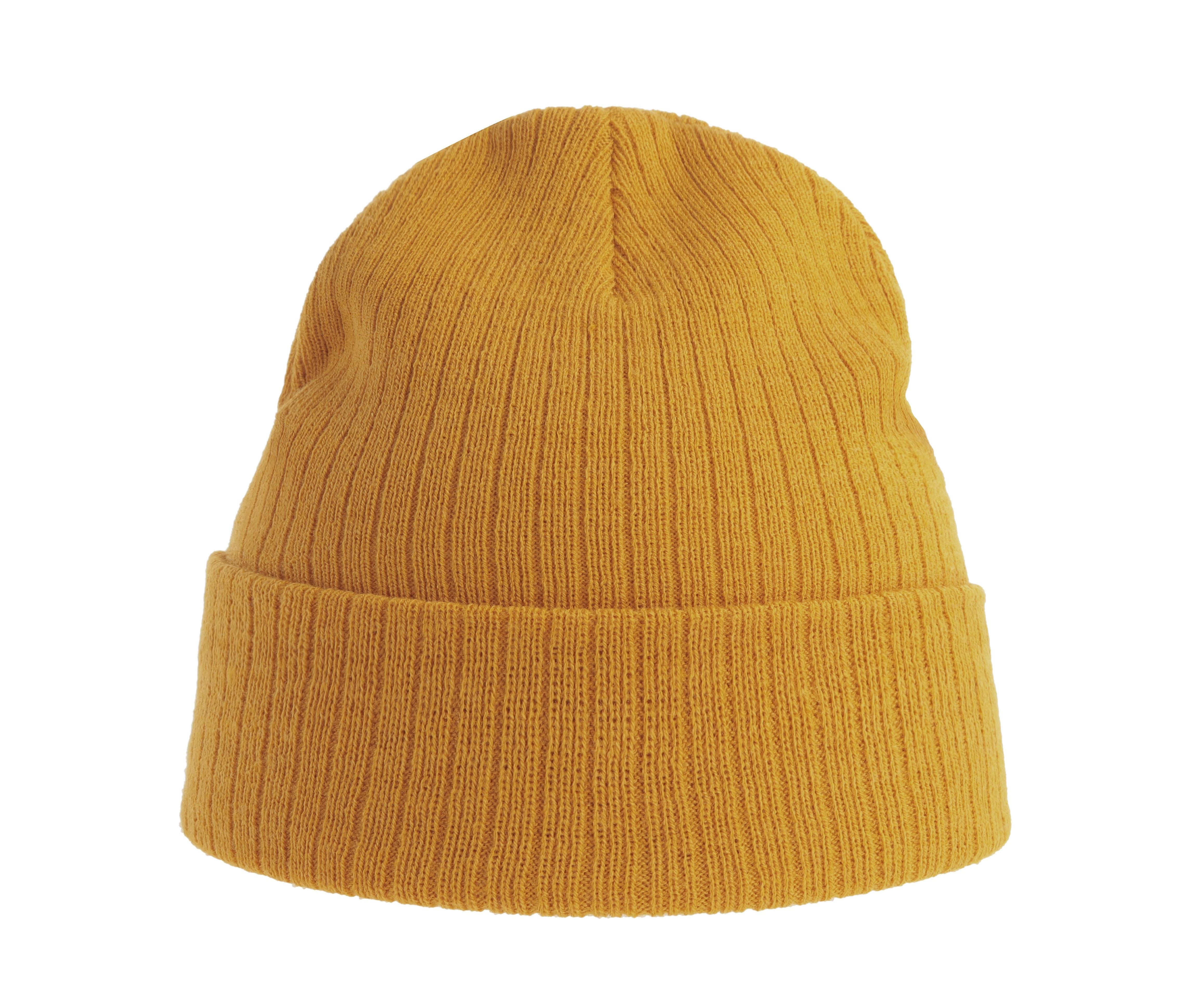 Bonnet en Polyester Recyclé - Mustard