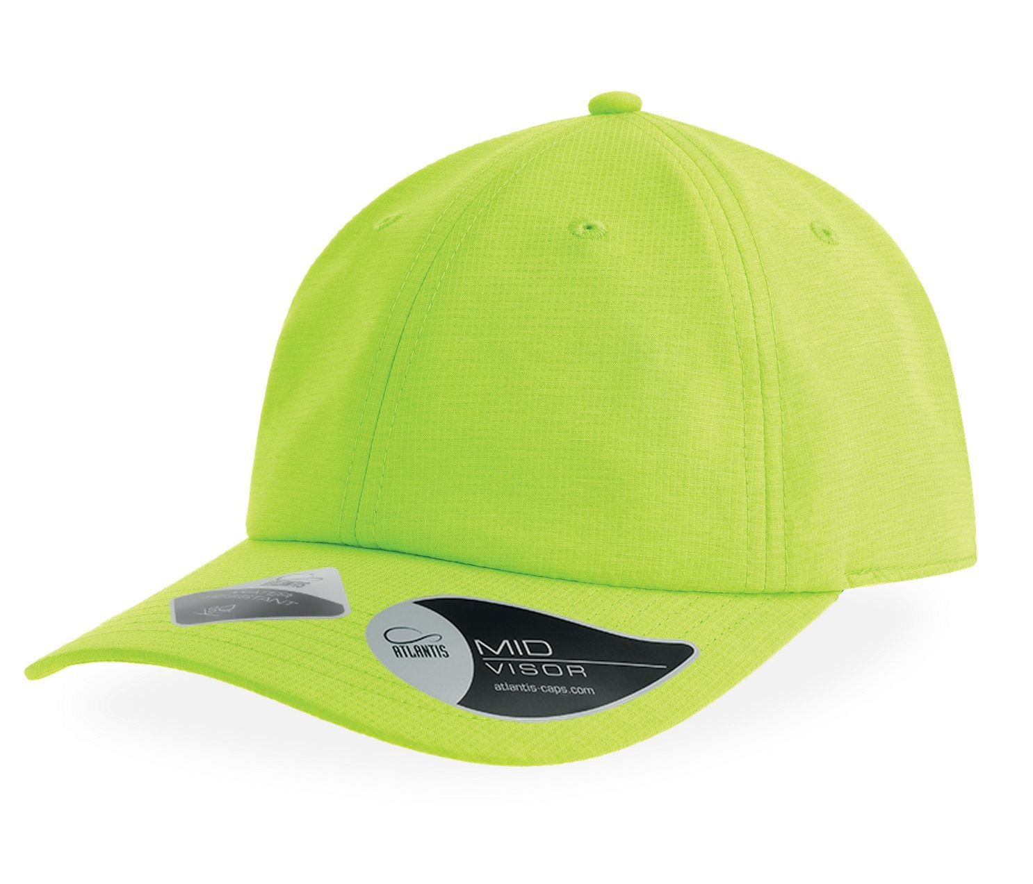 Casquette 6 Pans Mid Visor - Fluo Yellow